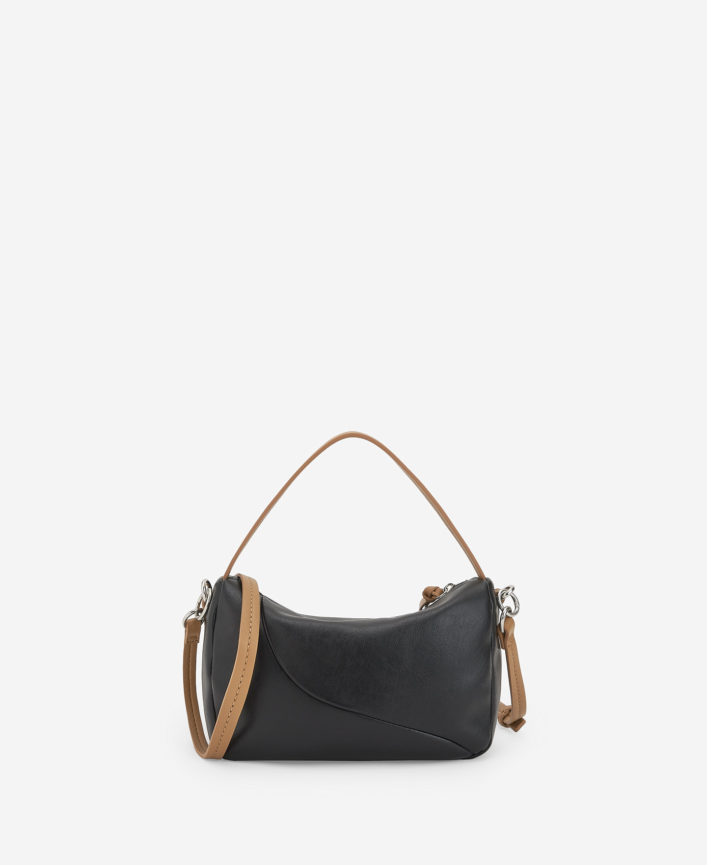 Semigrain texture mini bowling bag image number 1