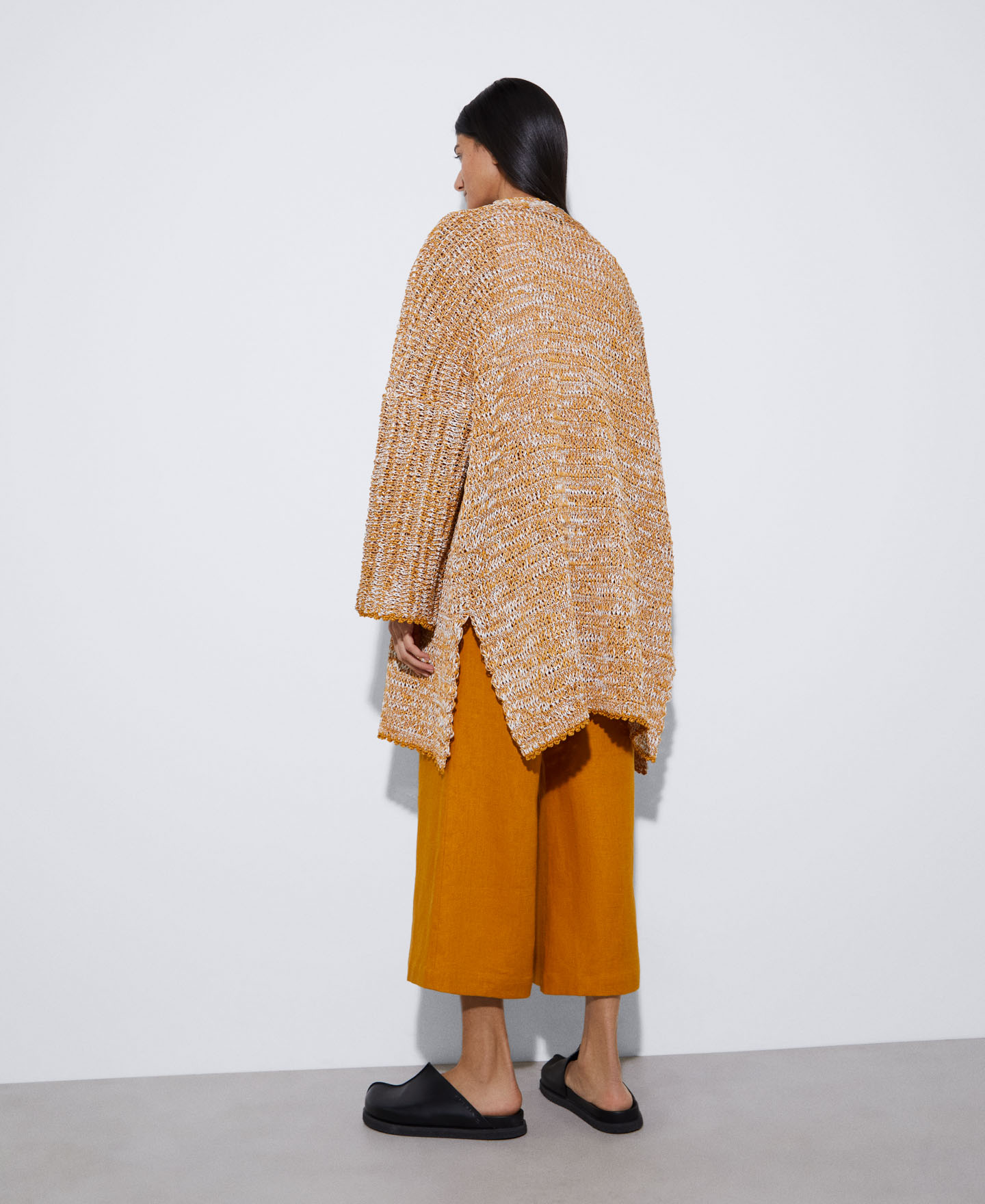 Chaqueta kimono en doble frontura image number 2