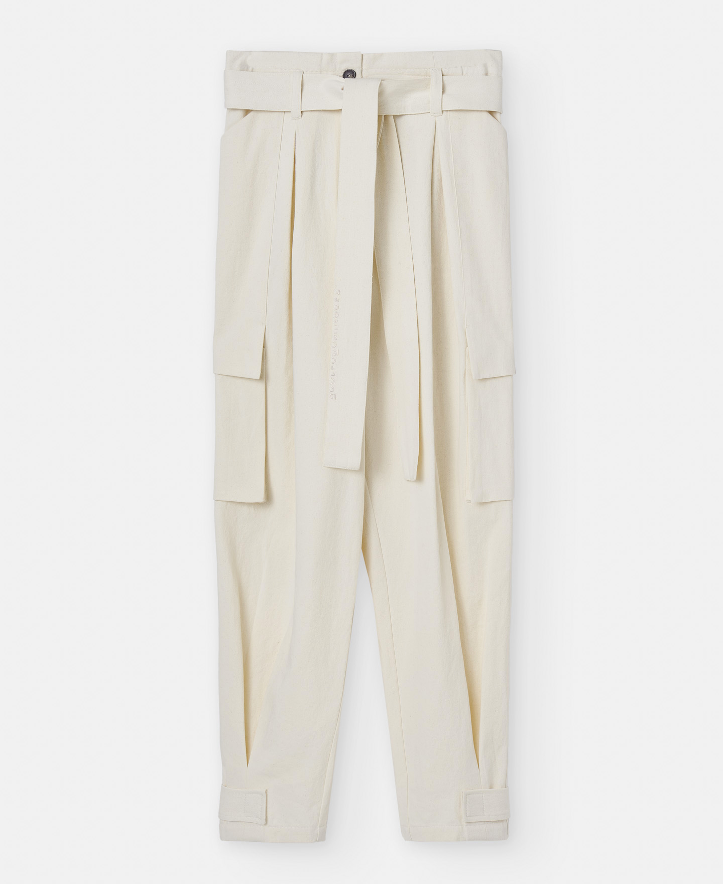 Cotton twill cargo trousers image number 4