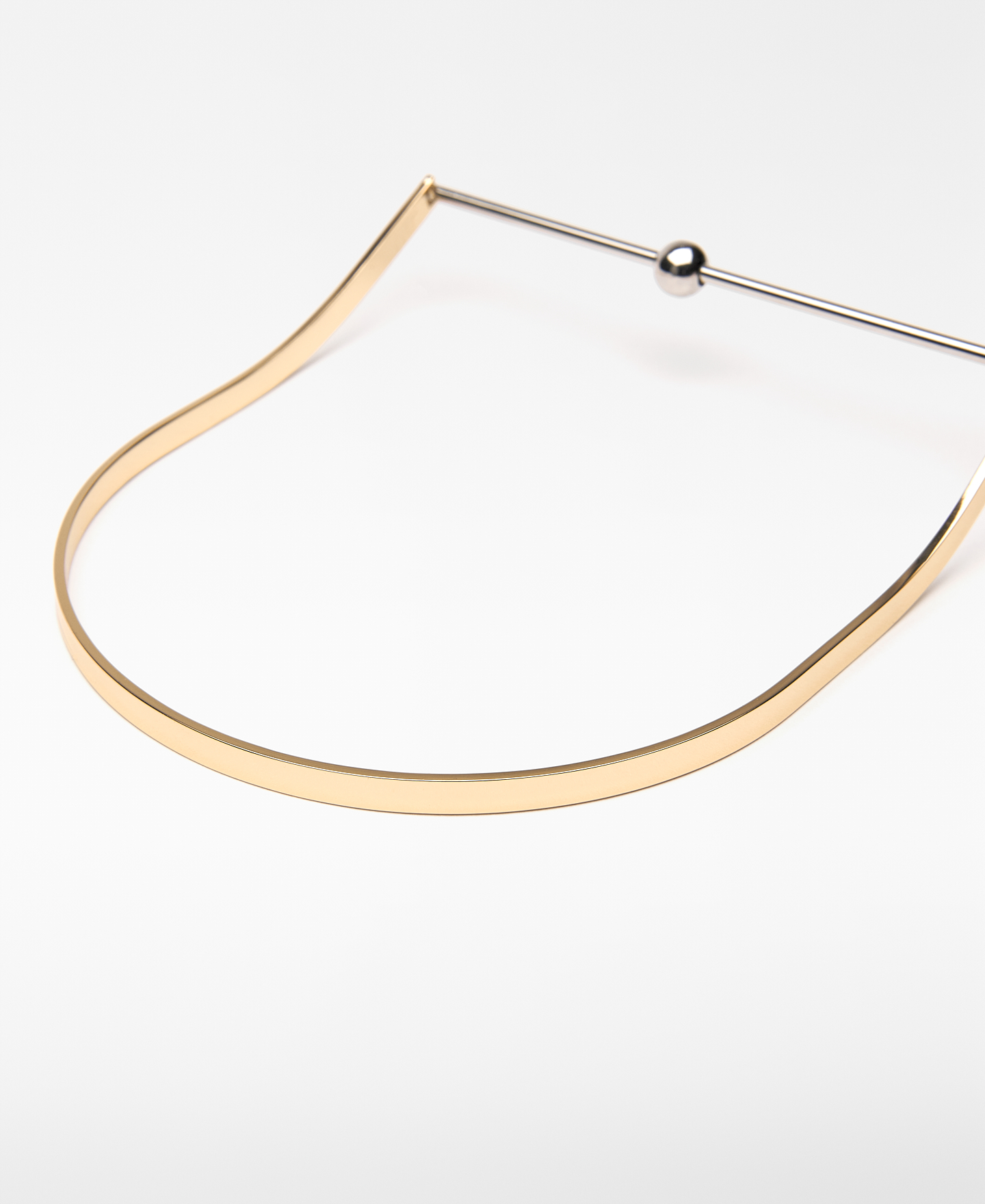 Choker metálico rígido mujer image number 2