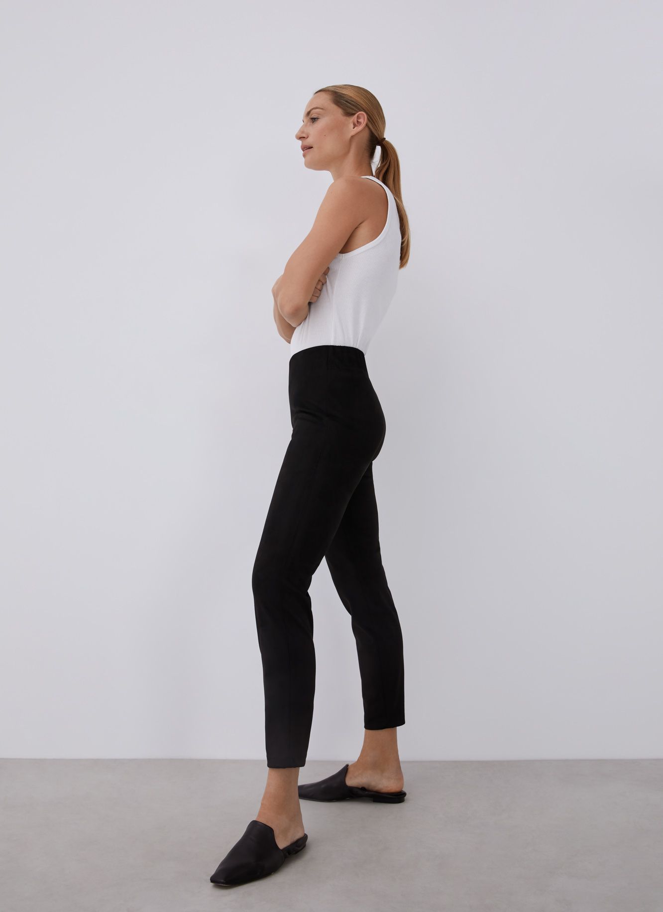 Suedette leggins image number 3