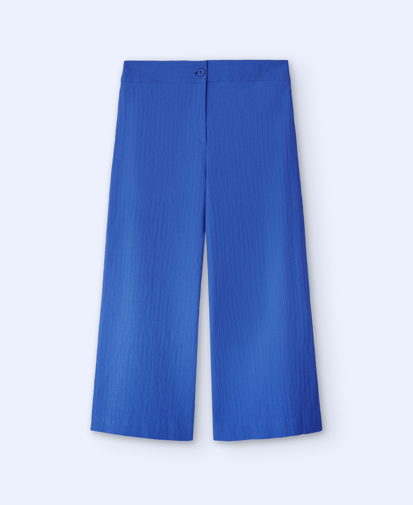 Wide cut cotton trousers image number 4
