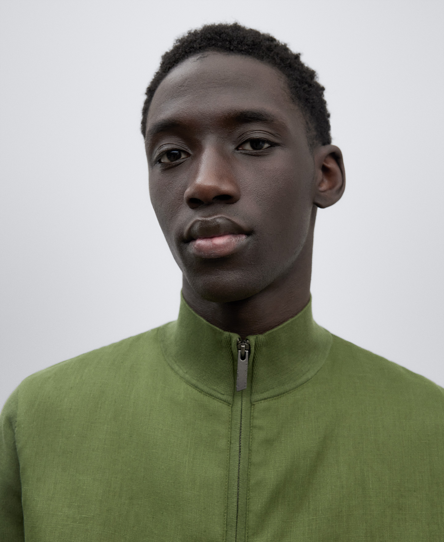 Linen and cotton jacket man image number 3