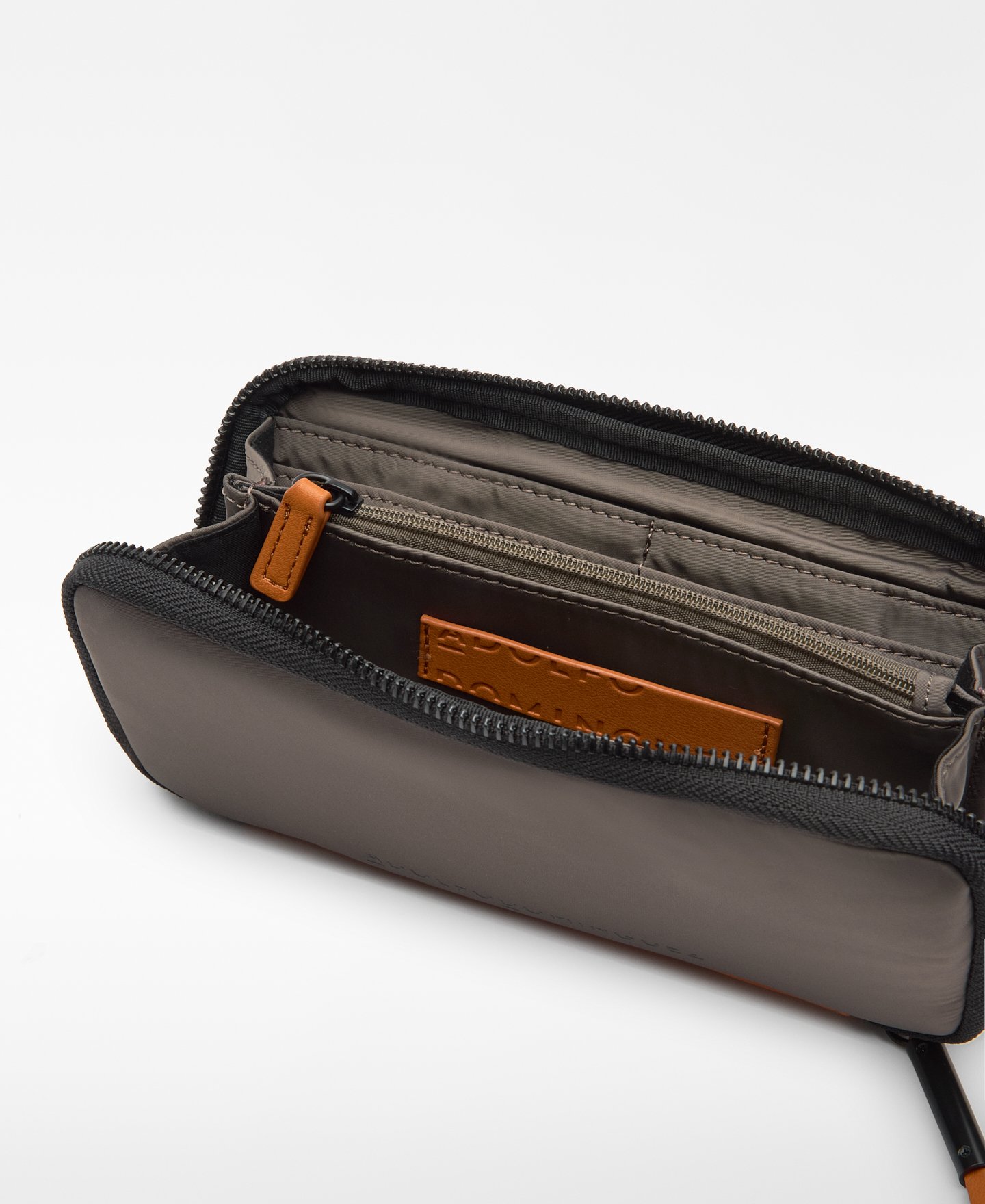 Nylon two-tone large wallet woman image number 2