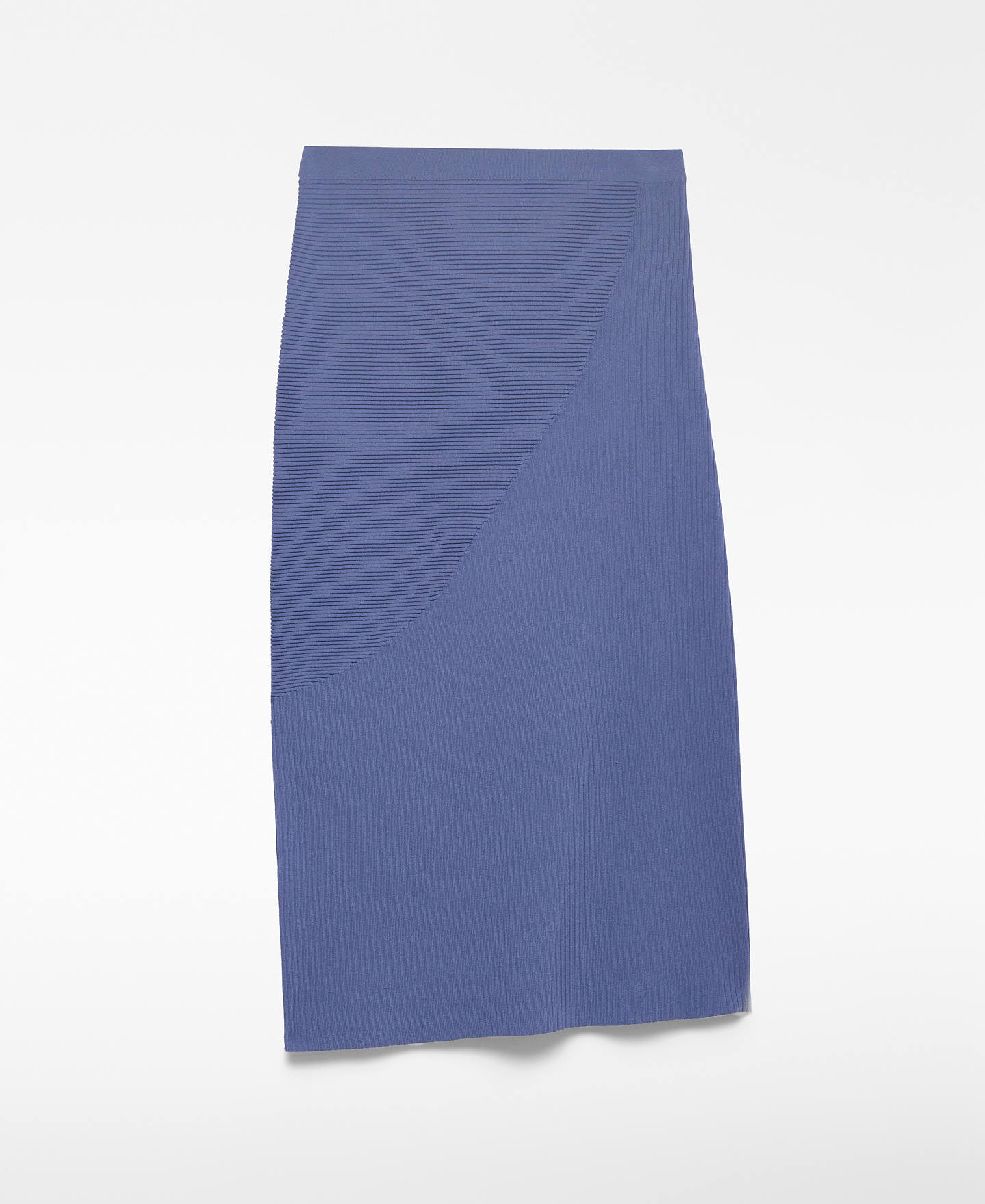 Ribbed midi skirt woman image number 4