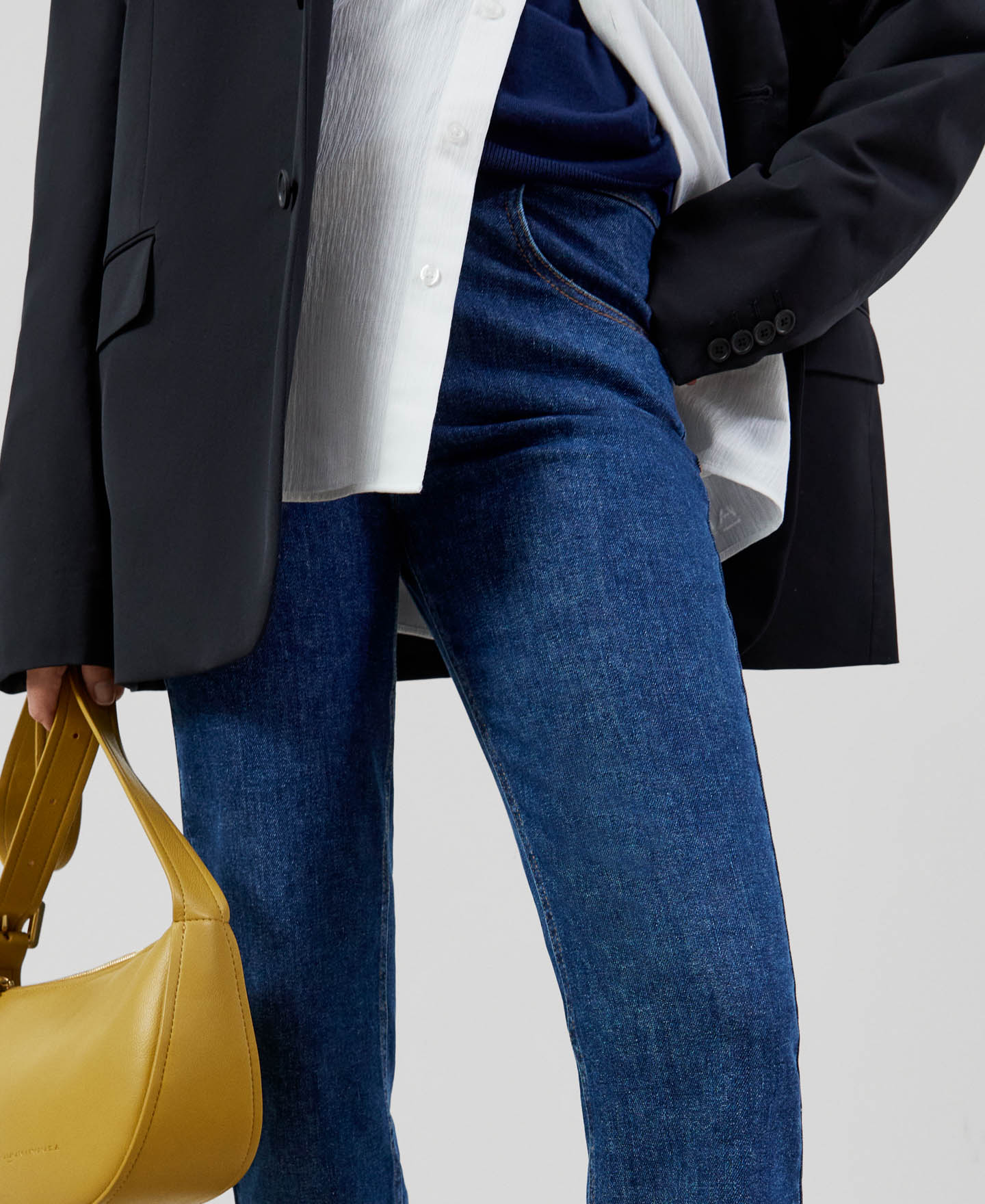 Five pocket denim trousers image number 2
