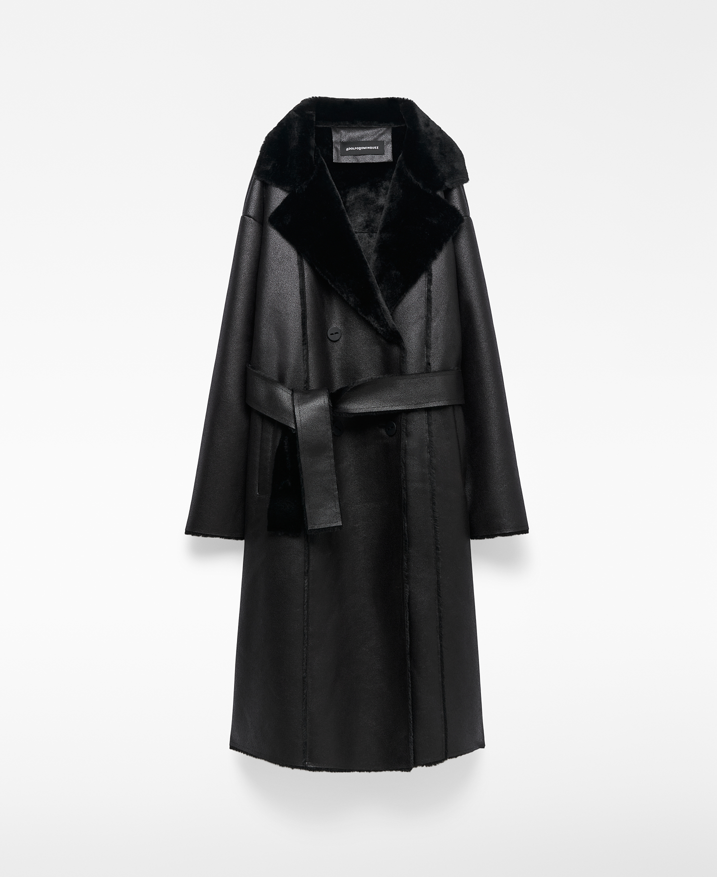Non-Leather double-faced coat woman image number 6