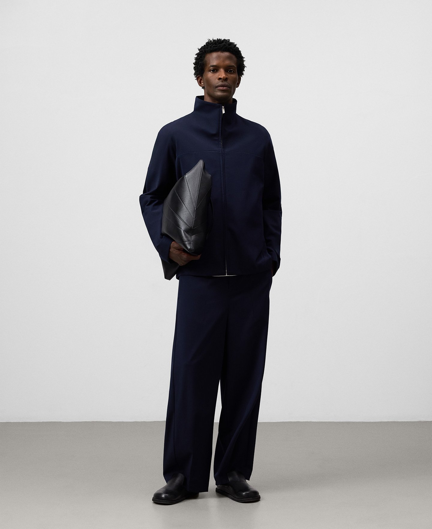 Casaco de nylon e viscose para homem image number 1