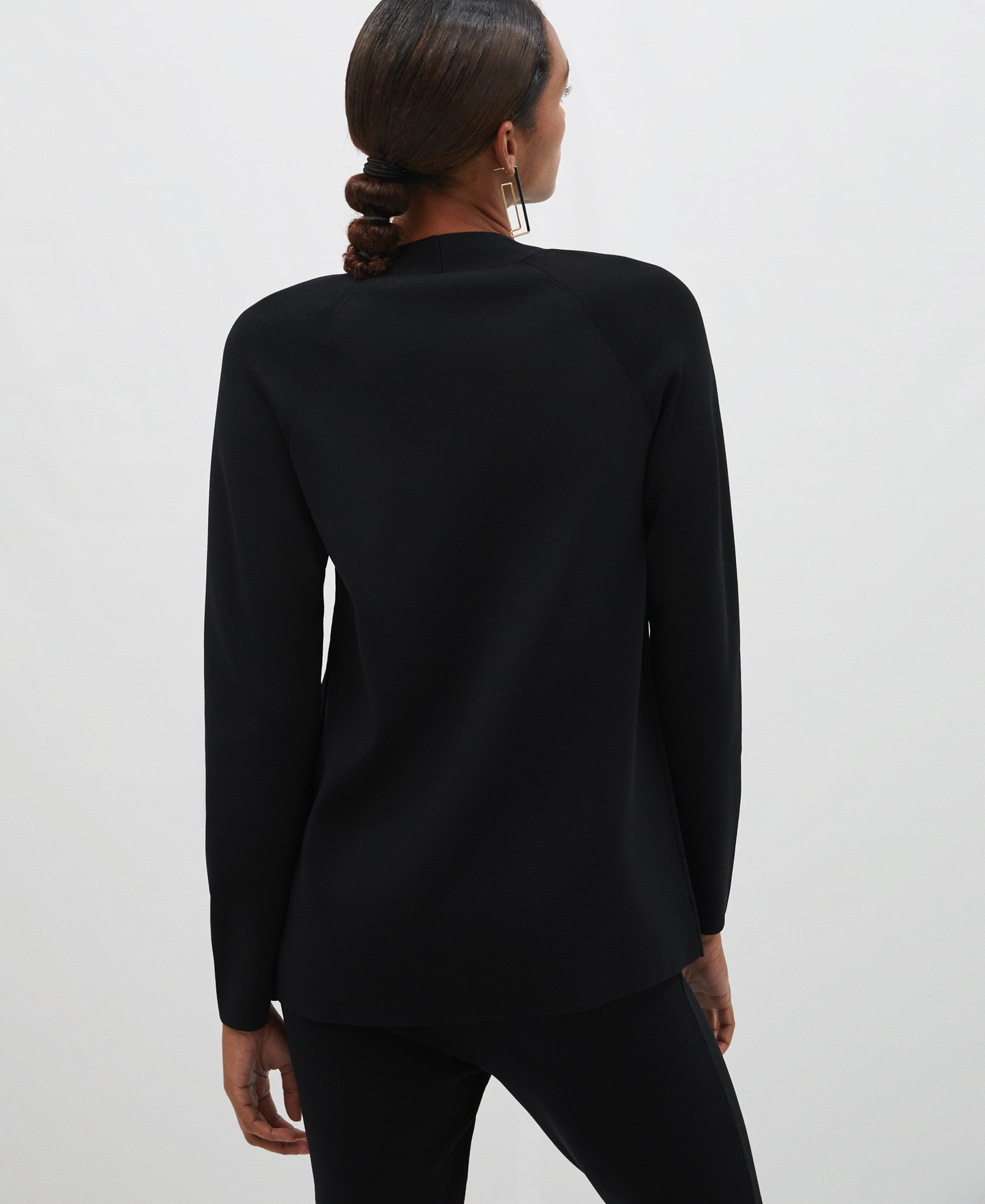 Tailored rubber knitted jacket image number 2