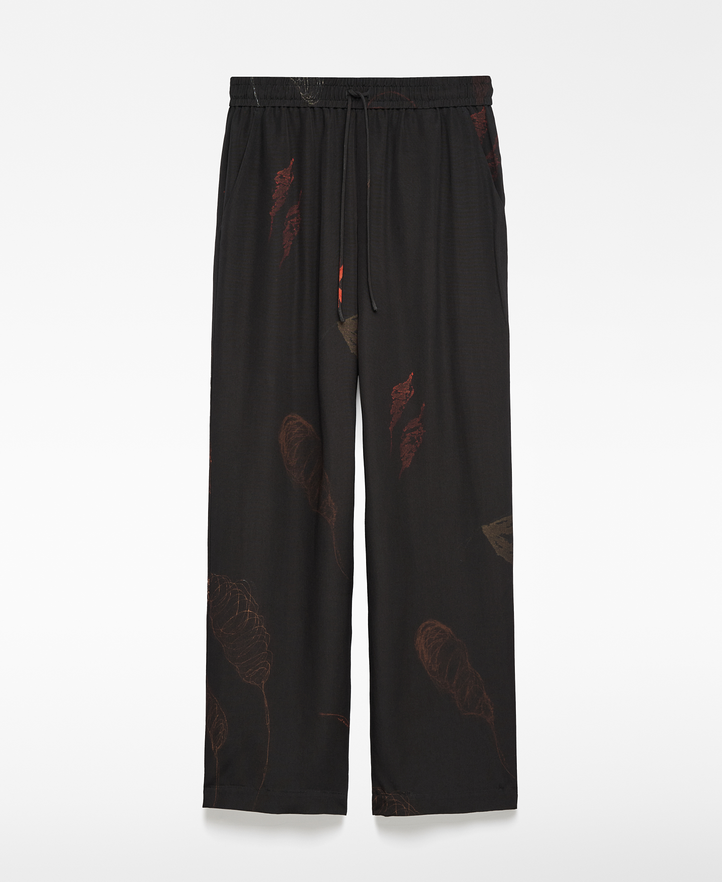 Printed pyjama trousers woman image number 5