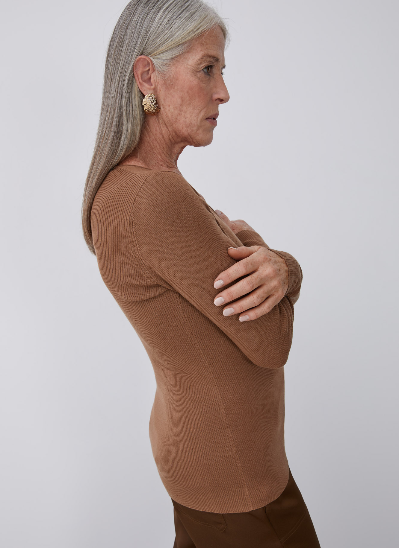 Textured merino wool sweater image number 2