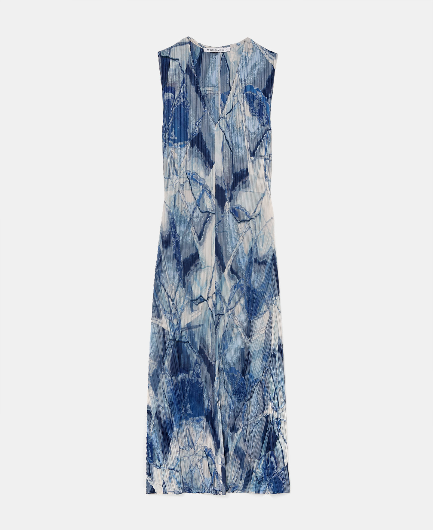 Atlantic print sleeveless dress image number 4
