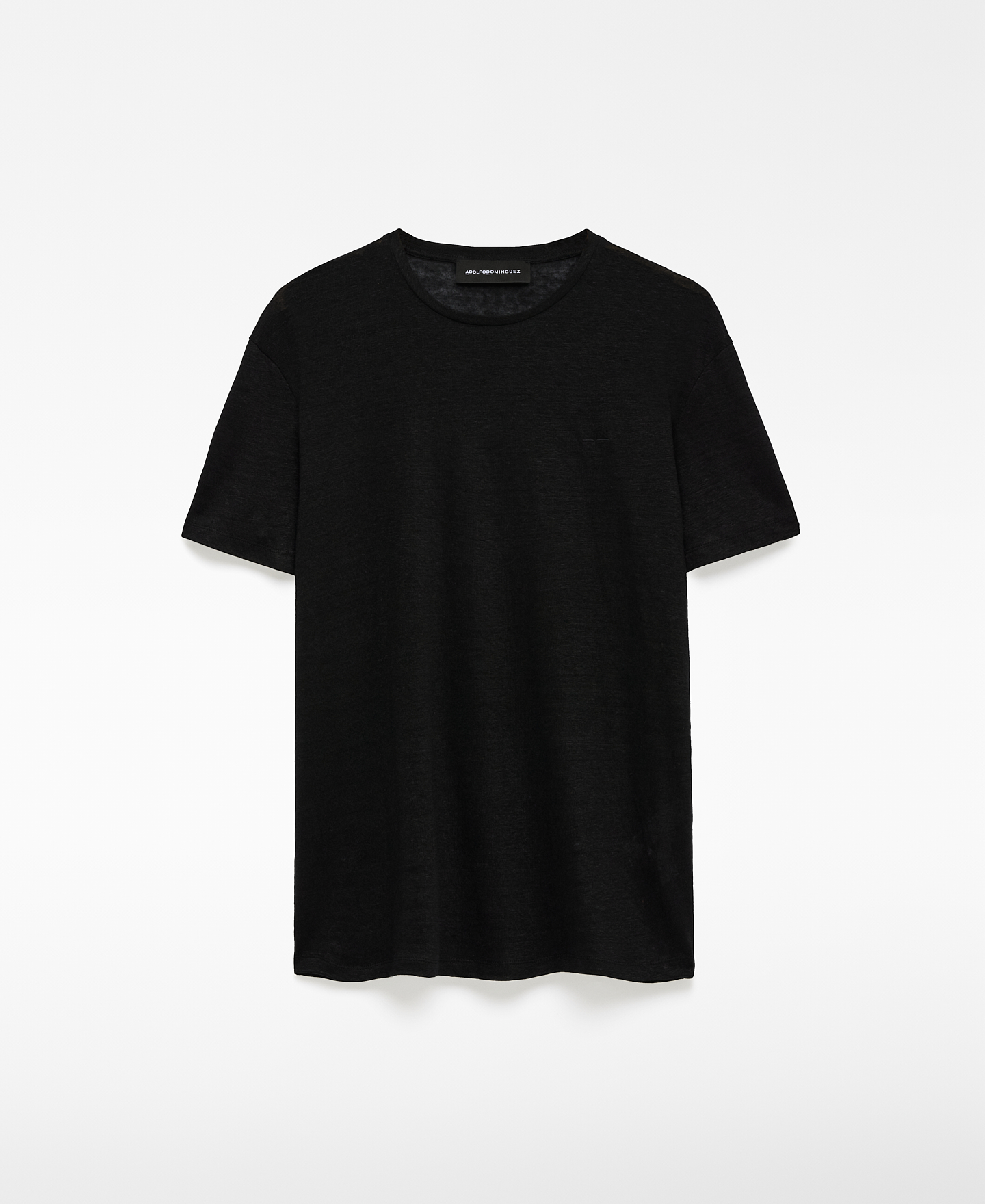 European linen regular fit T-shirt man image number 4