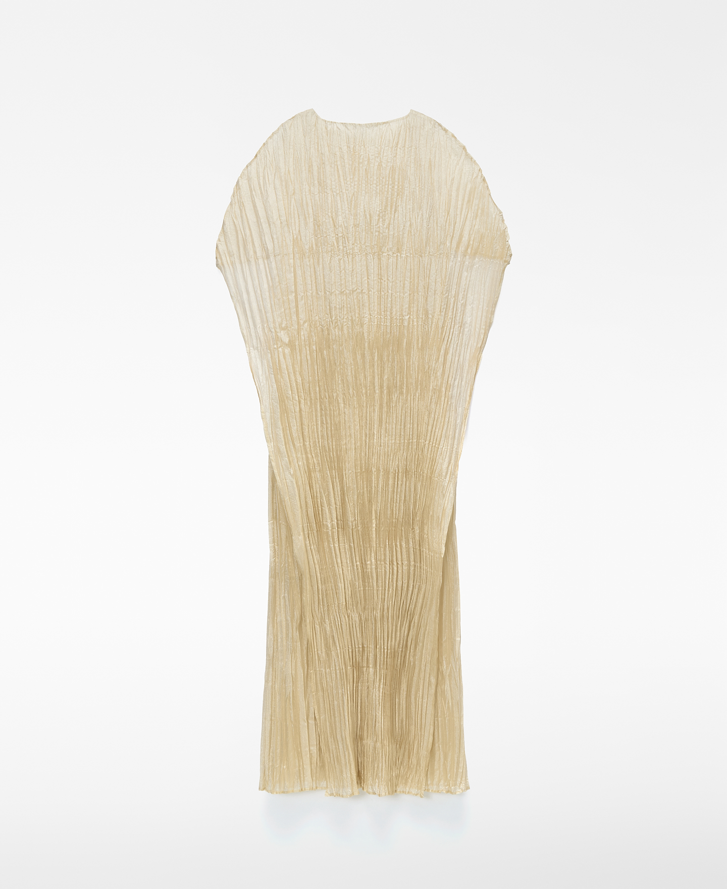 Vestido plisado capa image number 7