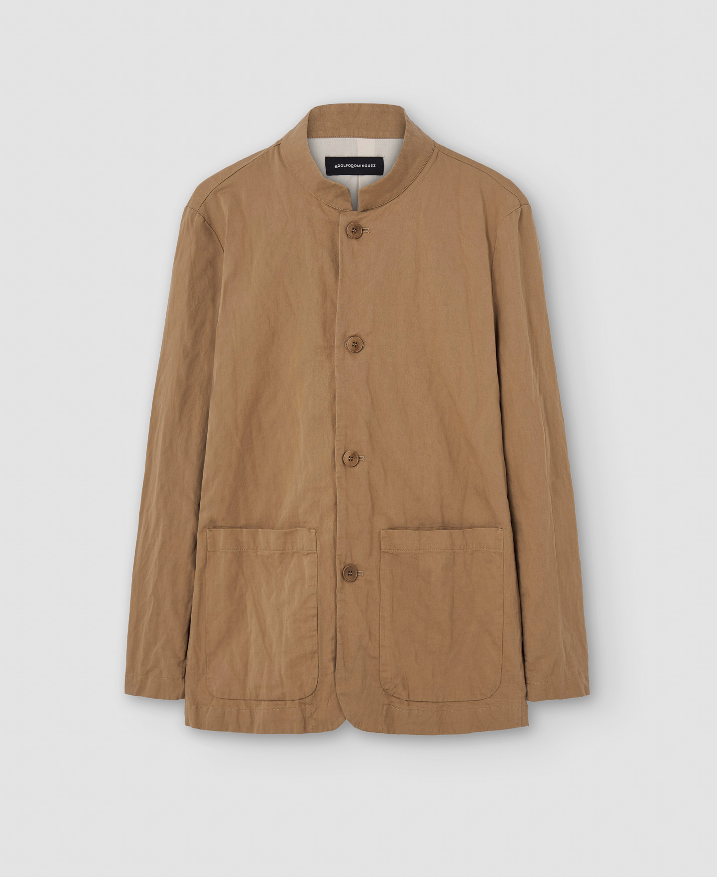 Blazer cuello Mao cuatro botones image number 4