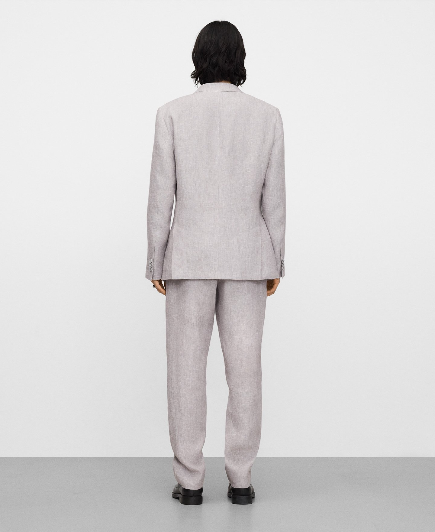 European linen tailored trousers image number 2