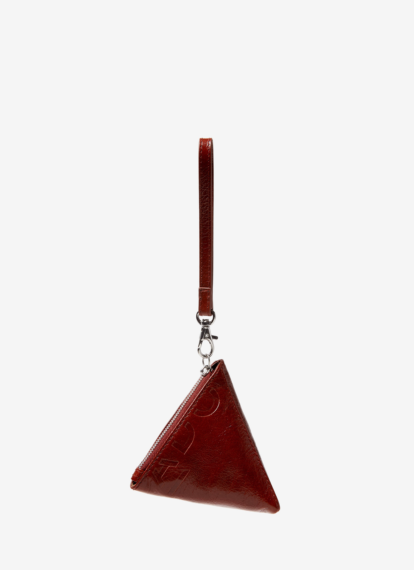 Triangular leather coin holder image number 2