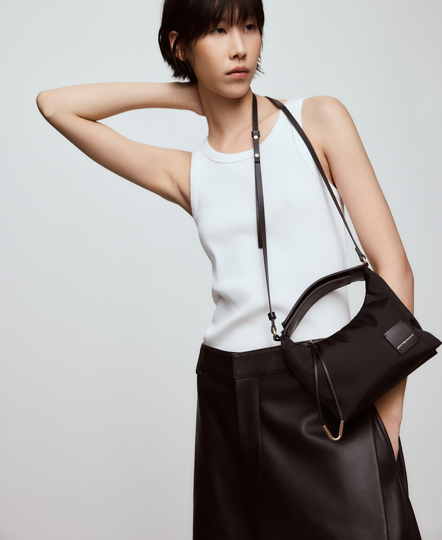 Nube medium nylon bag image number 6