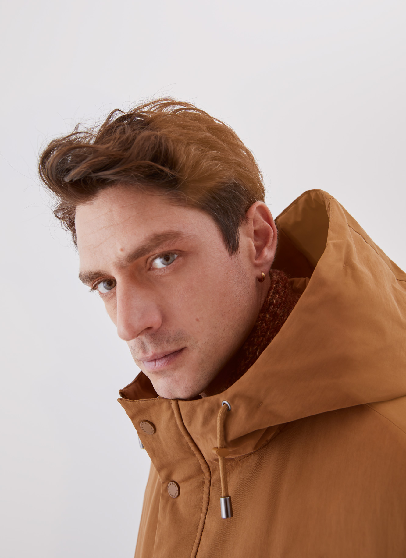 Cotton padded parka with hood image number 2