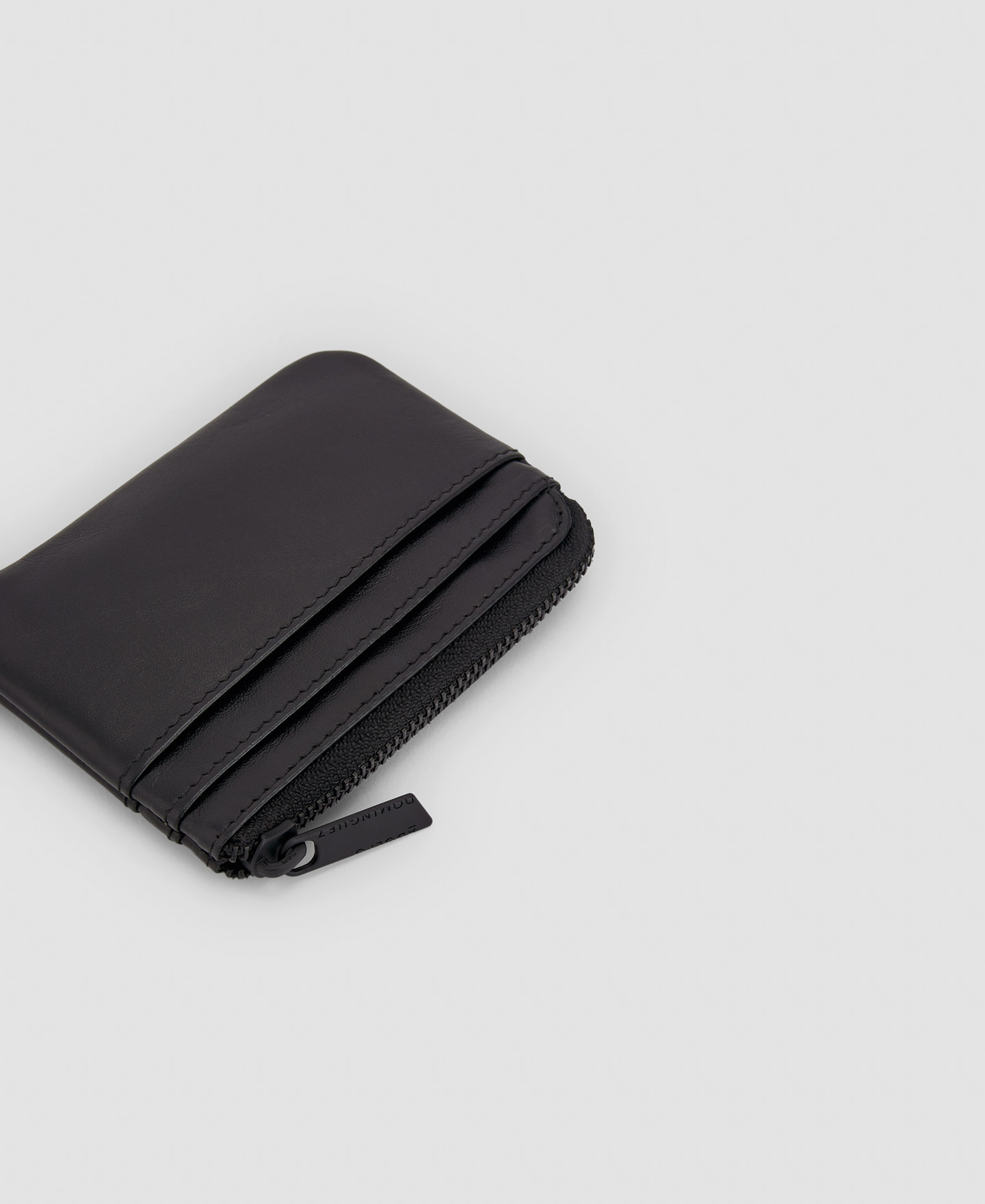 Leather zipped wallet image number 2