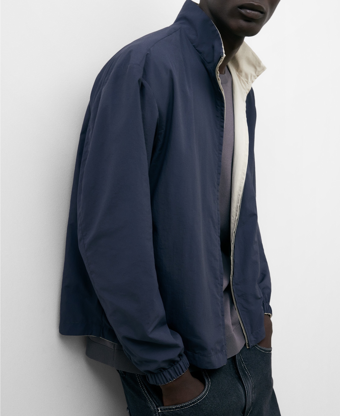 Reversible Harrington jacket image number 3