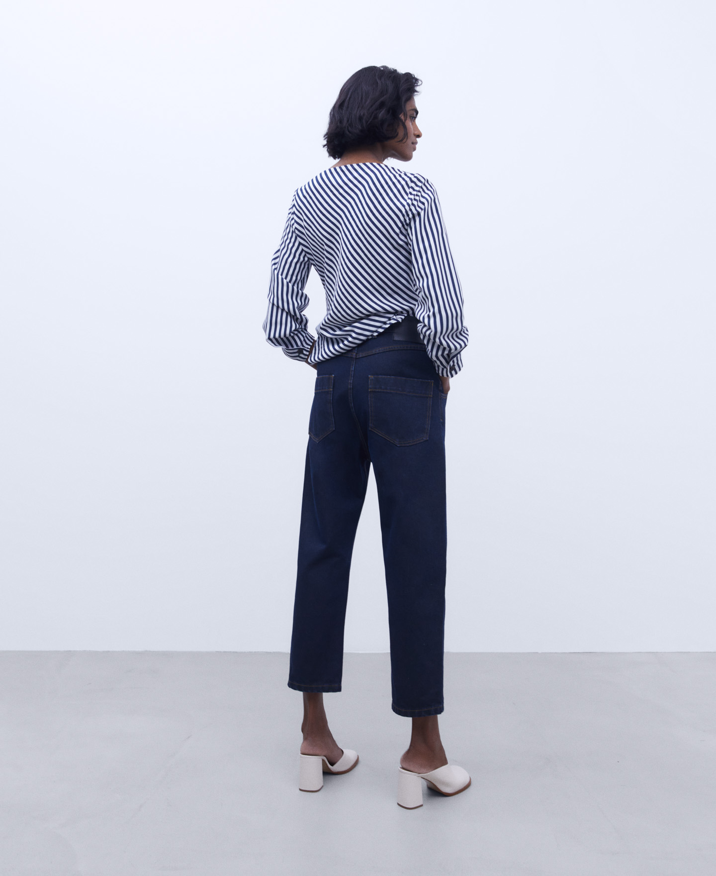 Draped neckline shirt image number 2