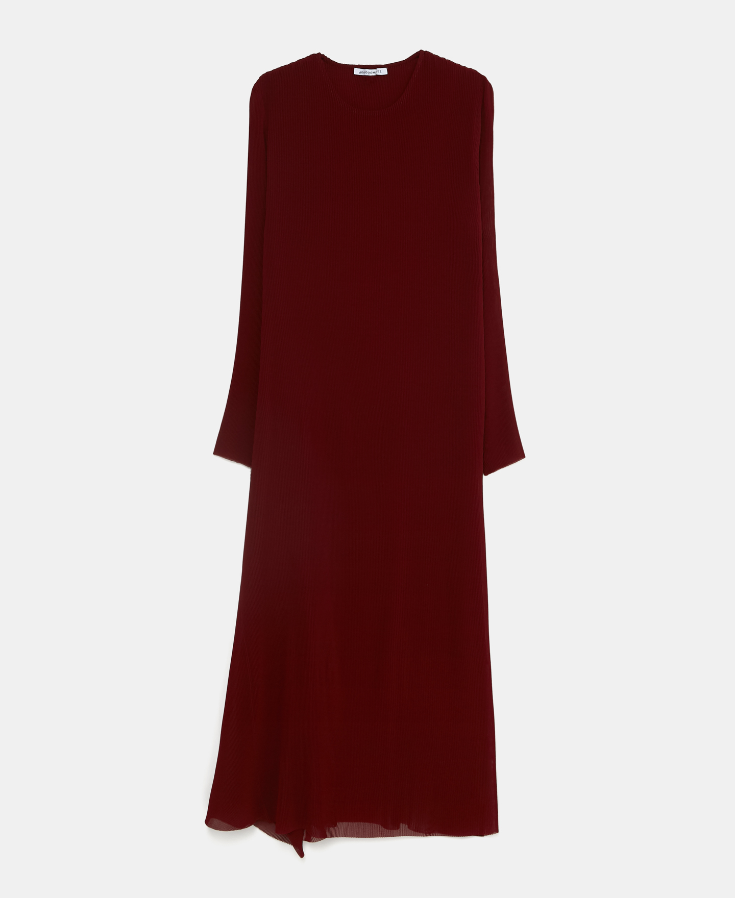 Vestido largo escote redondo image number 4