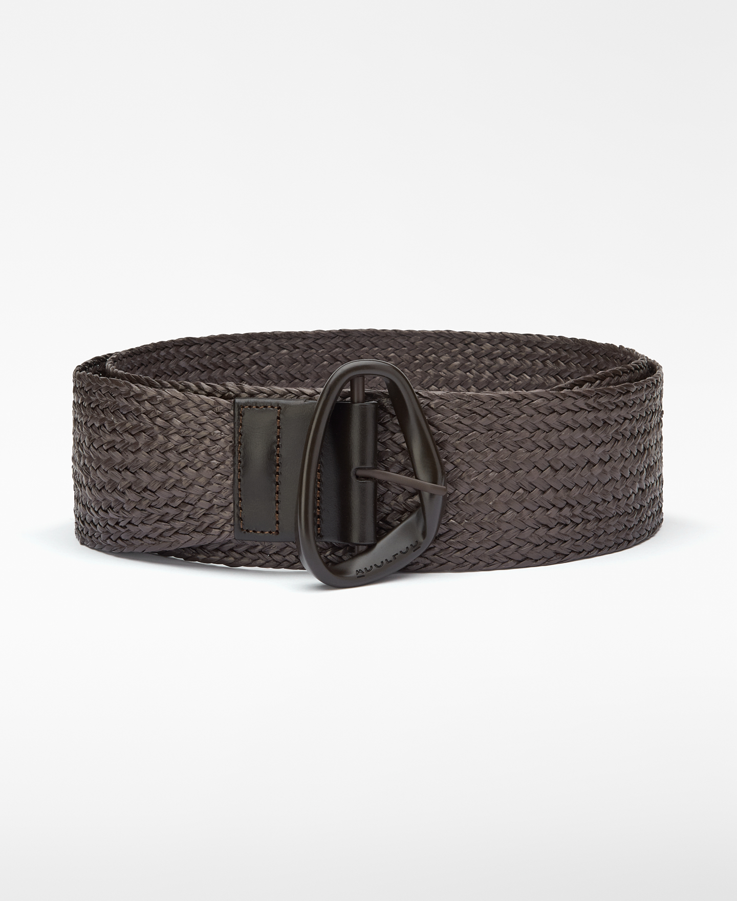 Cinto tran&ccedil;ado com textura de r&aacute;fia image number 0