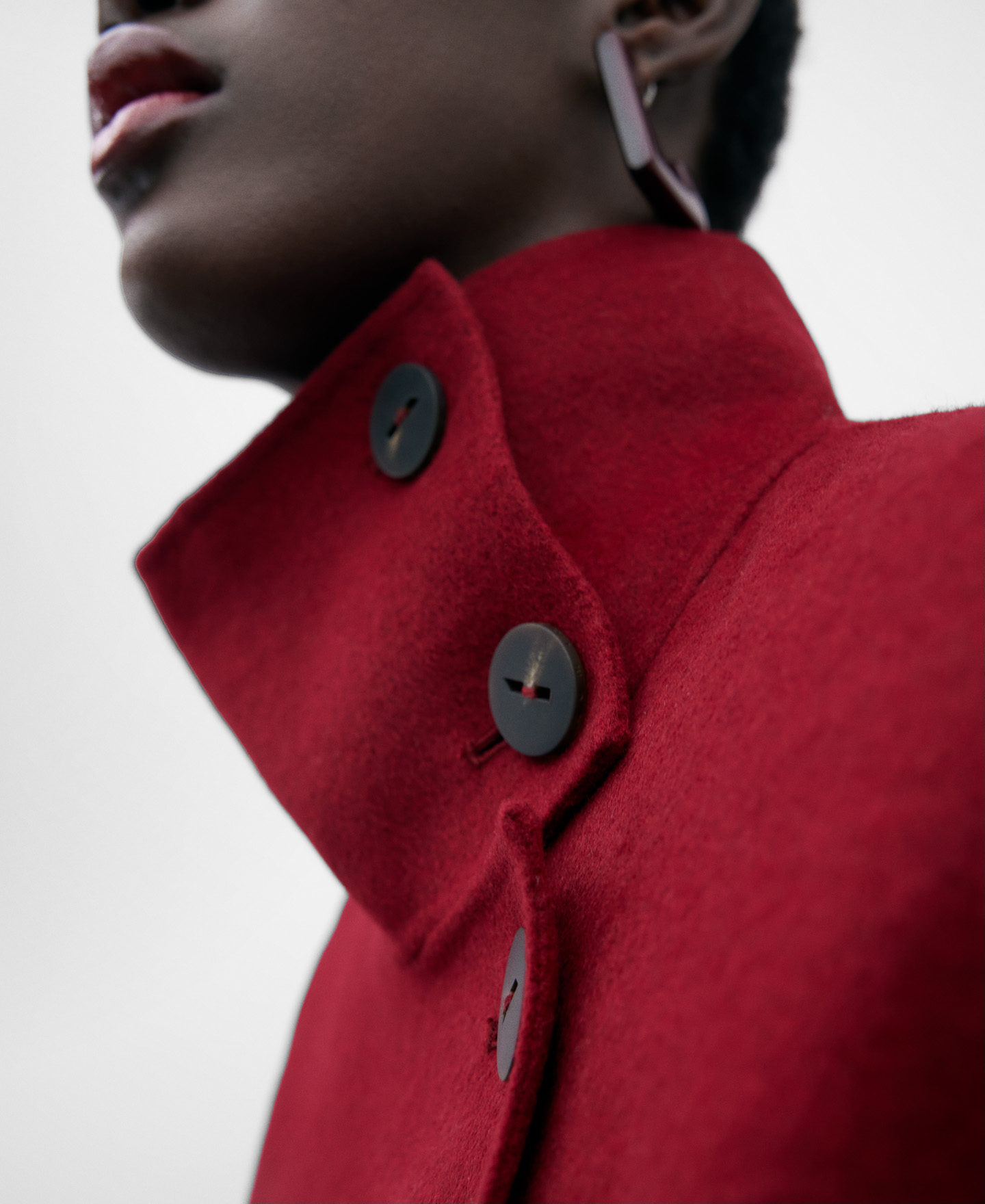 Double face fabric short jacket women image number 4