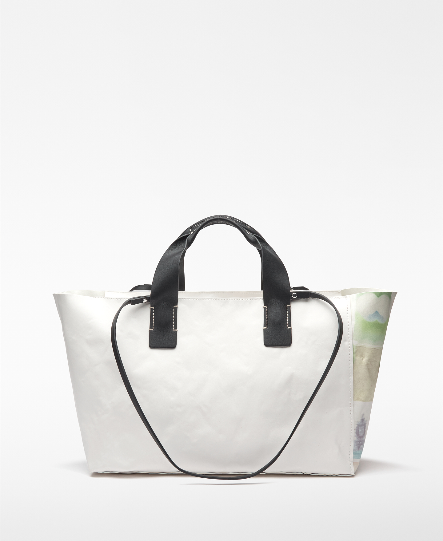 Mica large basket bag with metal core image number 1