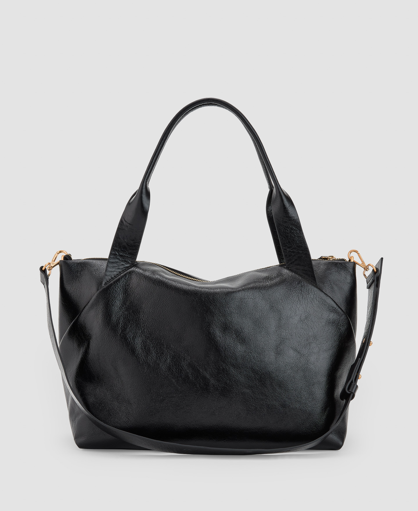 Bolso de mano en piel responsable image number 1