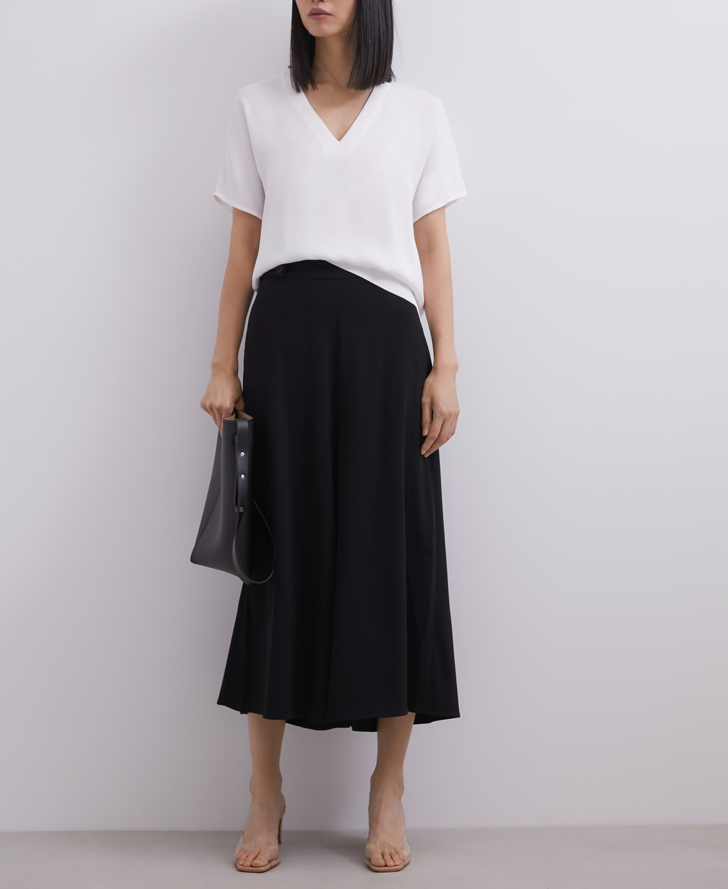 Combined cotton and viscose shirt image number 3