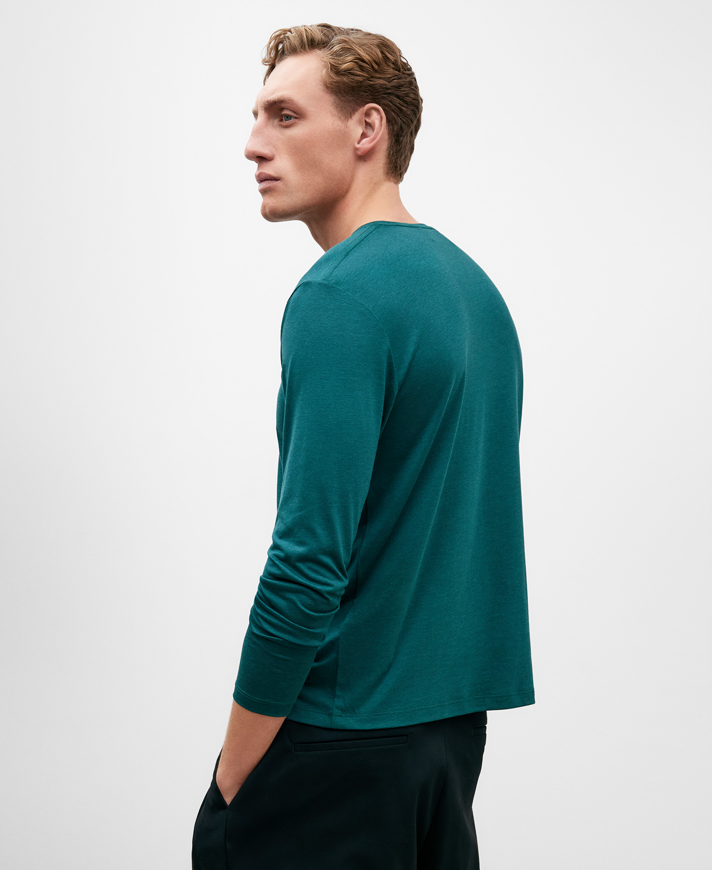 Lyocell T-shirt for men image number 2