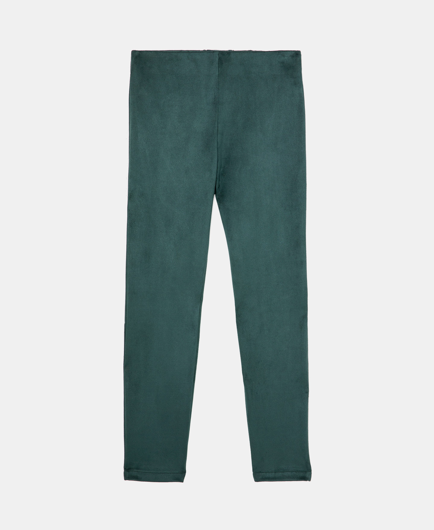 Stretch leggings in faux suede image number 4
