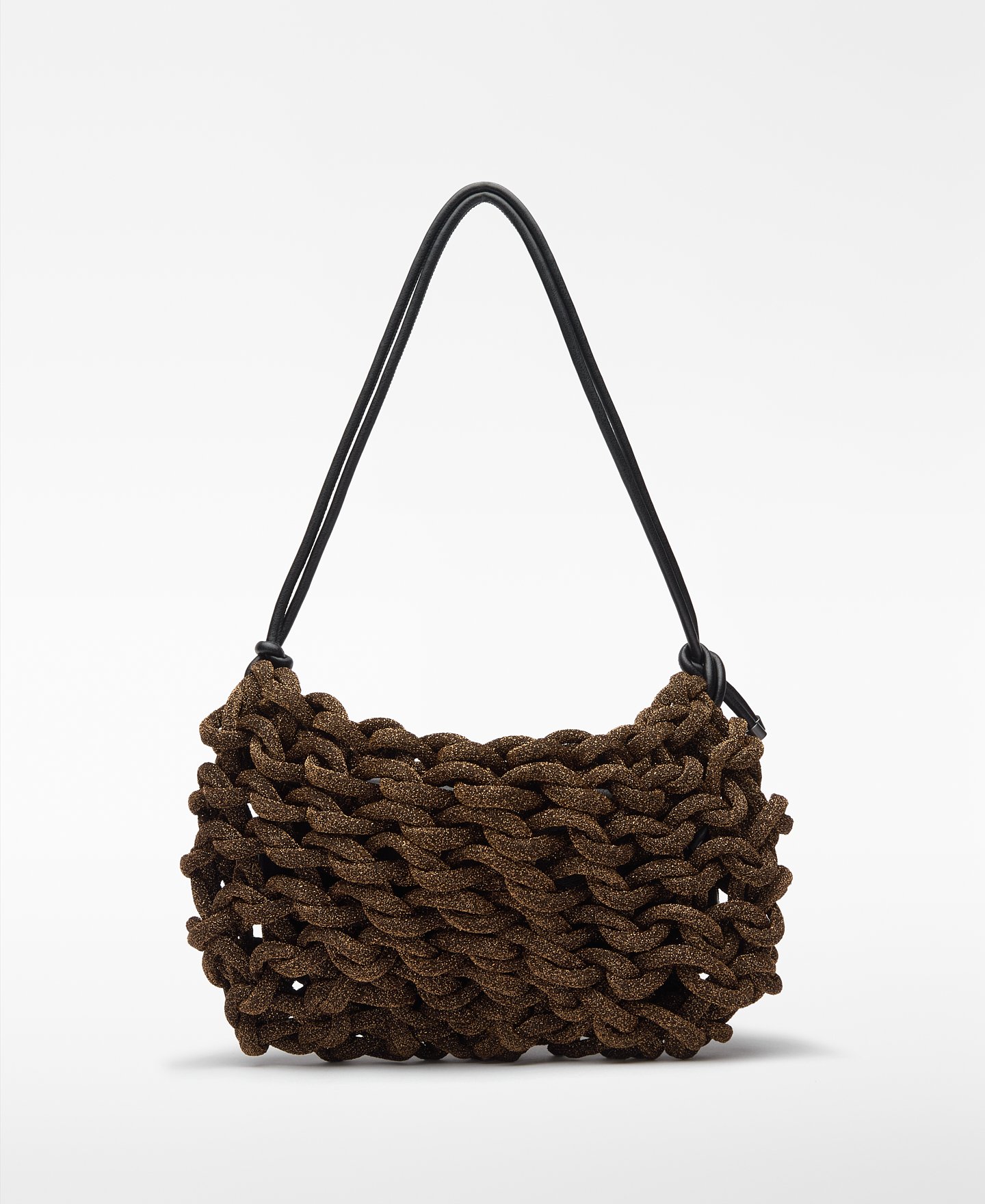 Bolso cóctel tubulares trenzados mujer image number 1
