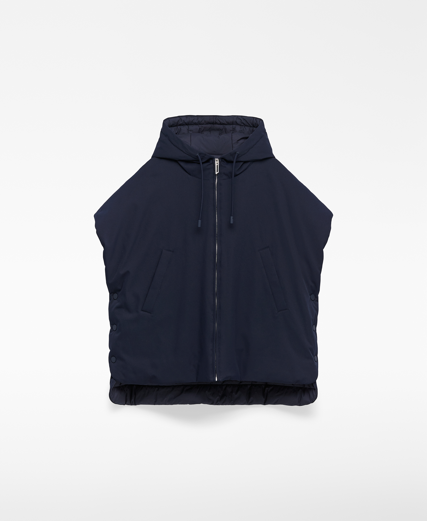 Padded vest with hood image number 6