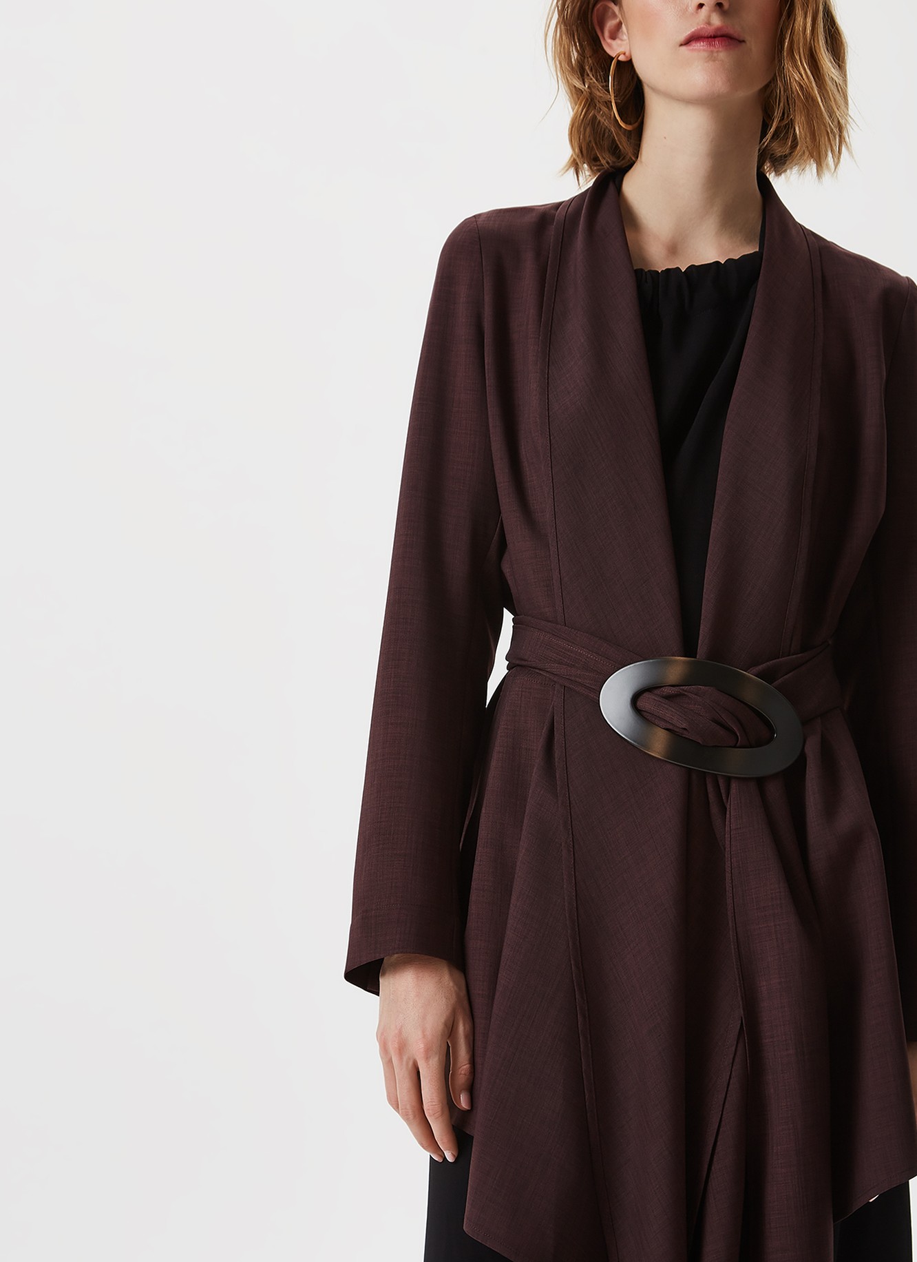 Blazer jacket with maxibelt image number 3