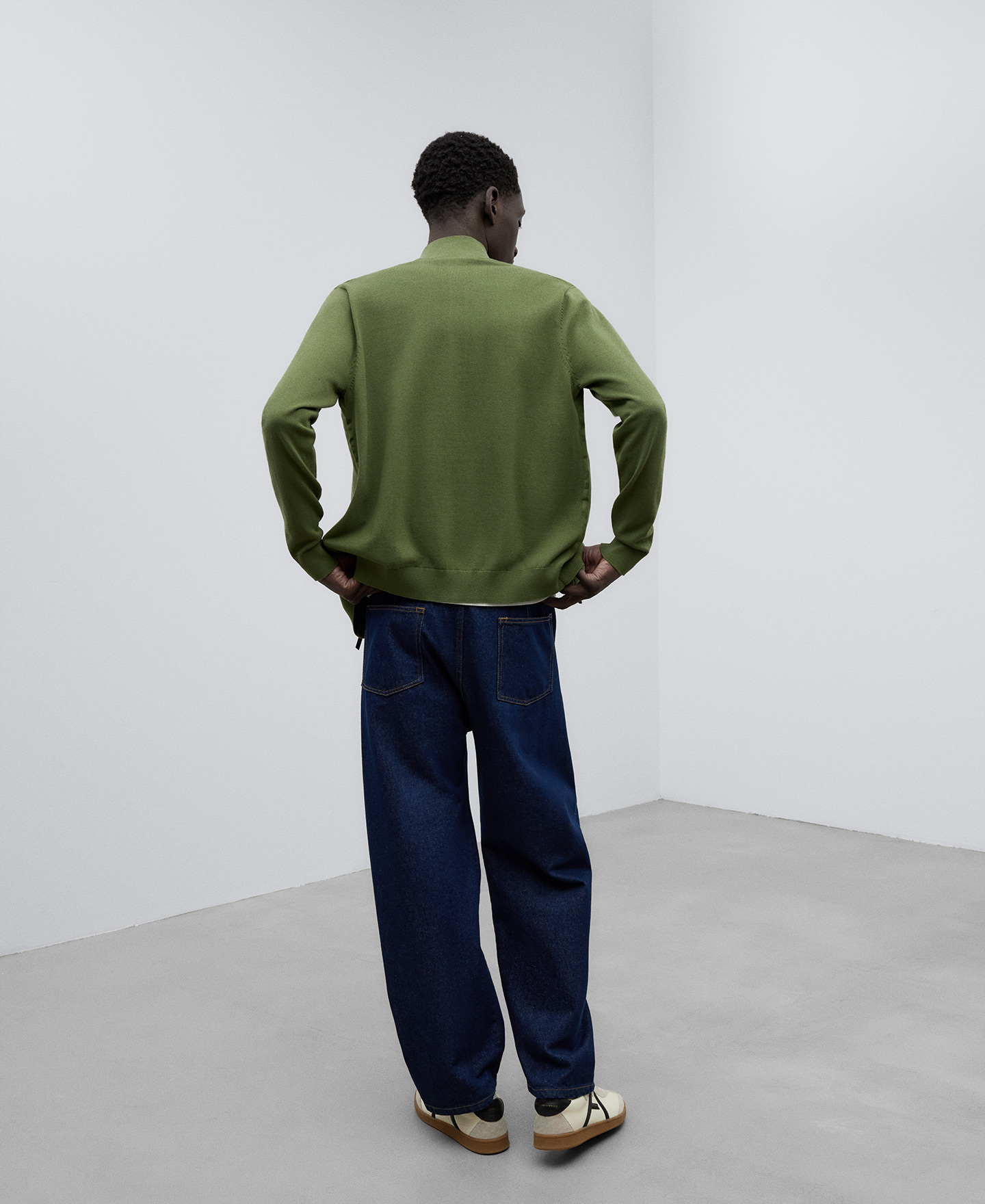 Linen and cotton jacket man image number 2