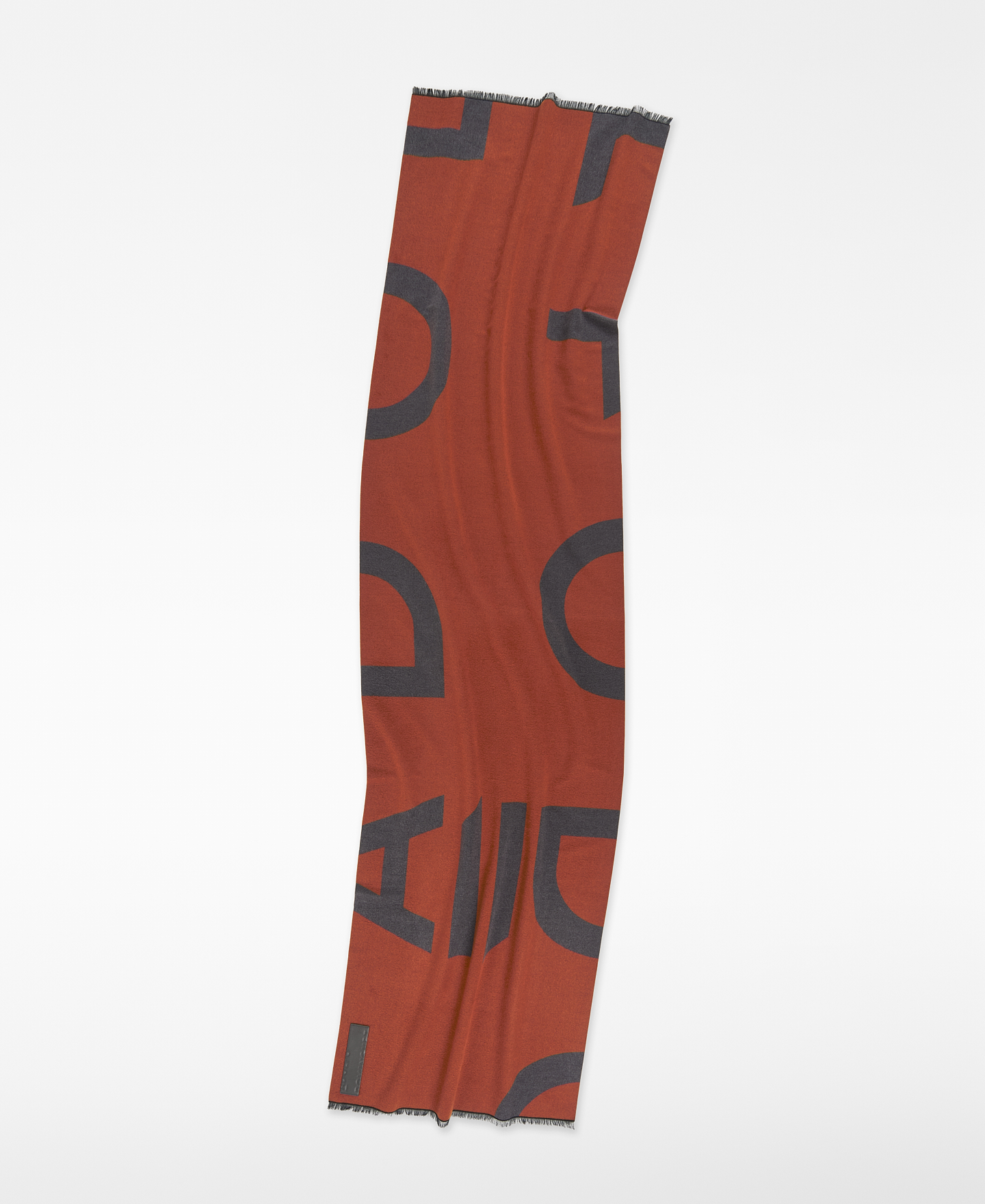Bufanda bicolor maxi logo jacquard image number 1