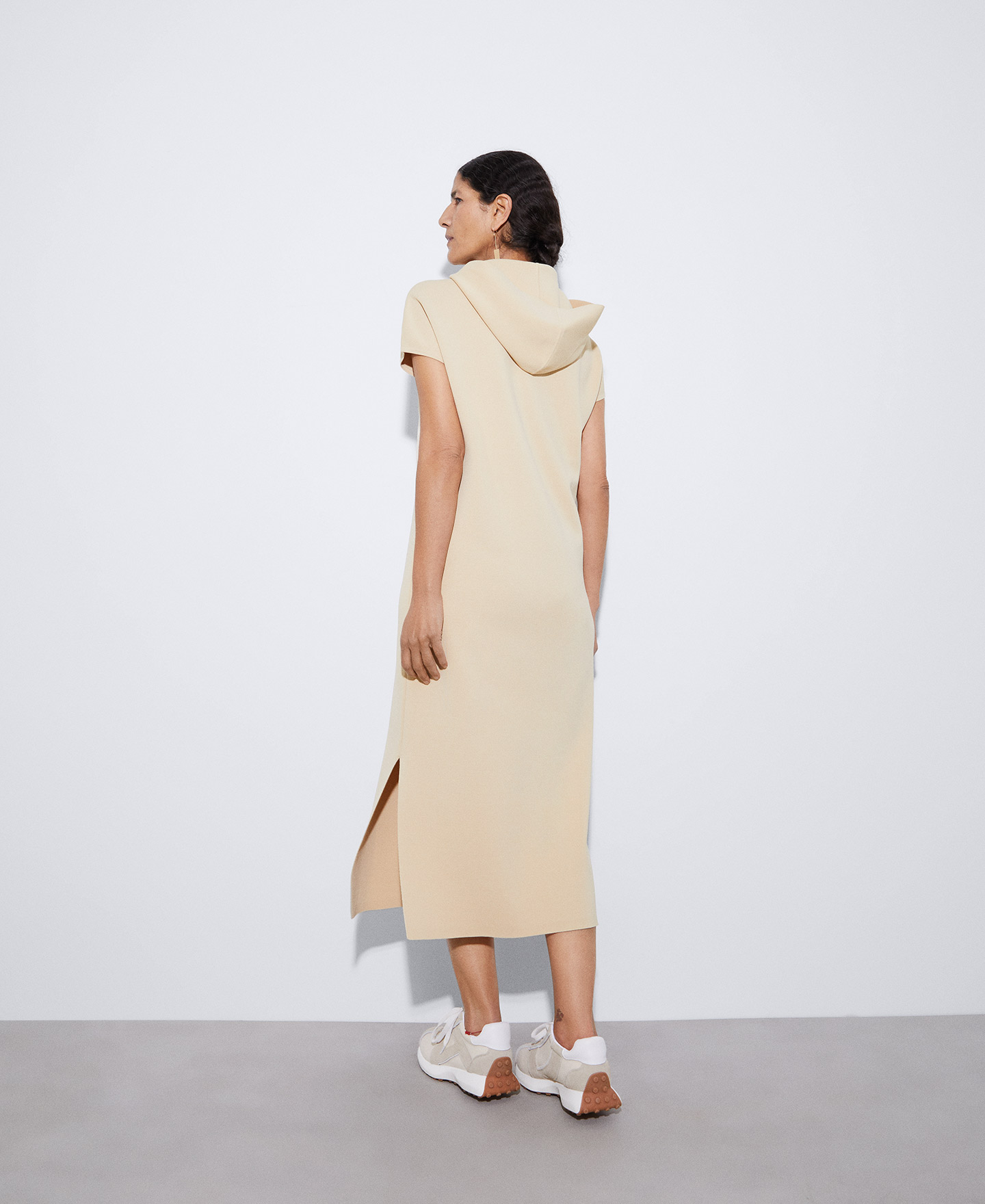 Knitted dress with hood image number 2