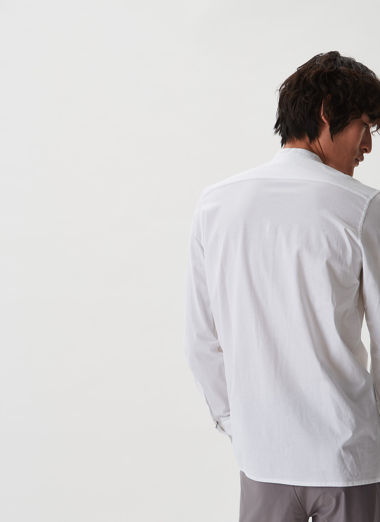 Mercerised cotton shirt image number 1