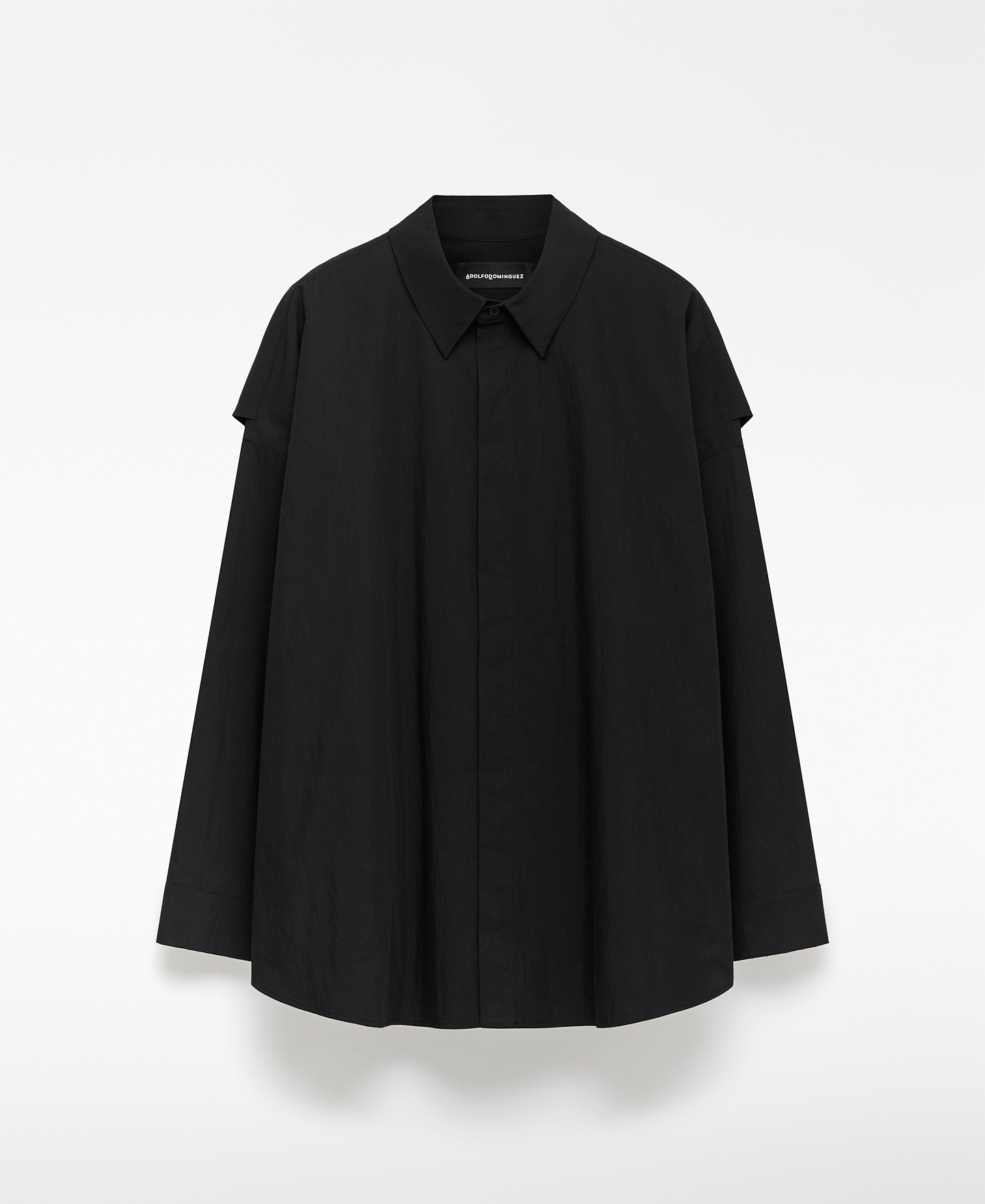 Oversize shirt with back panel man image number 4
