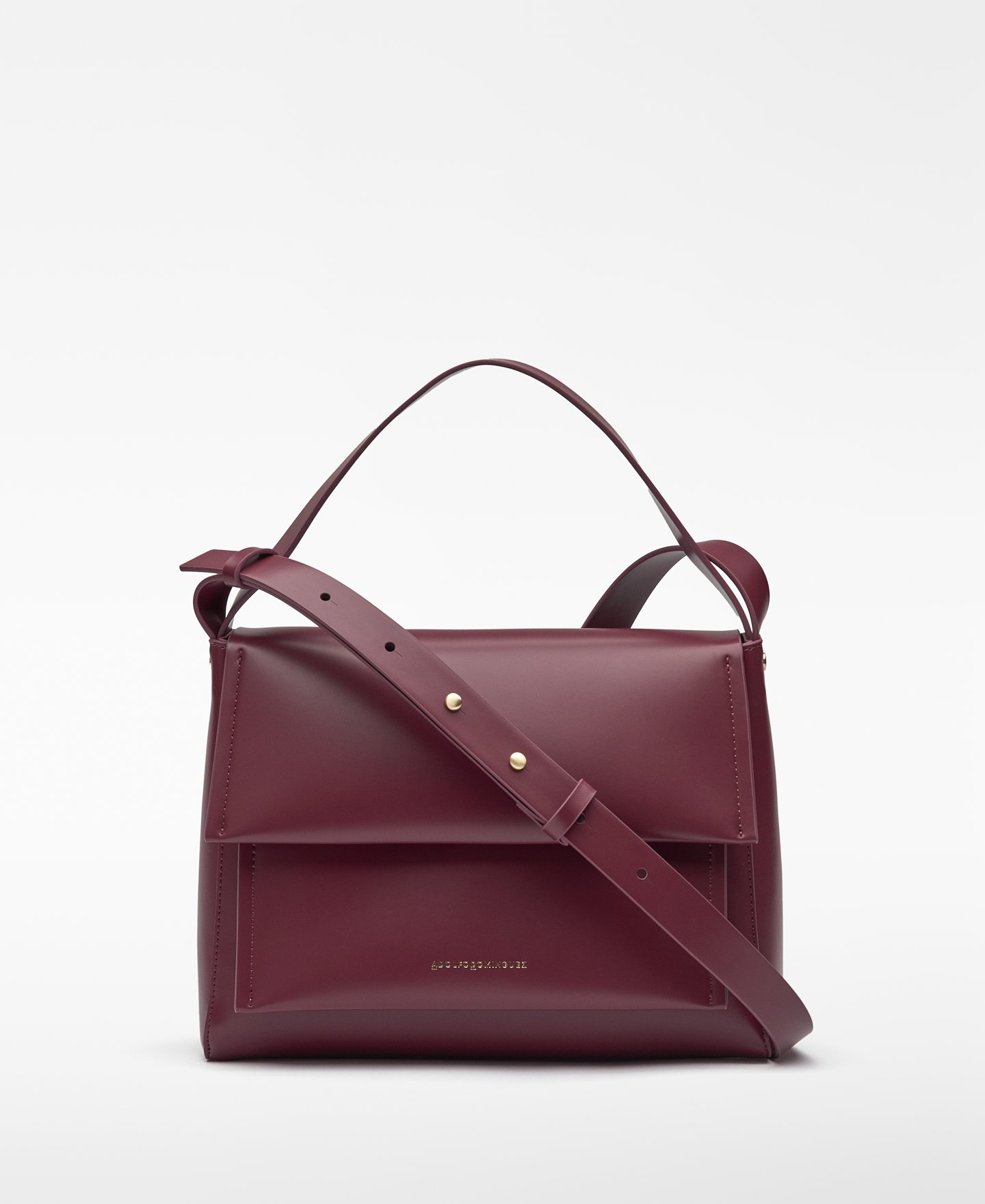 Leather-Non-Leather flap crossbody woman image number 0
