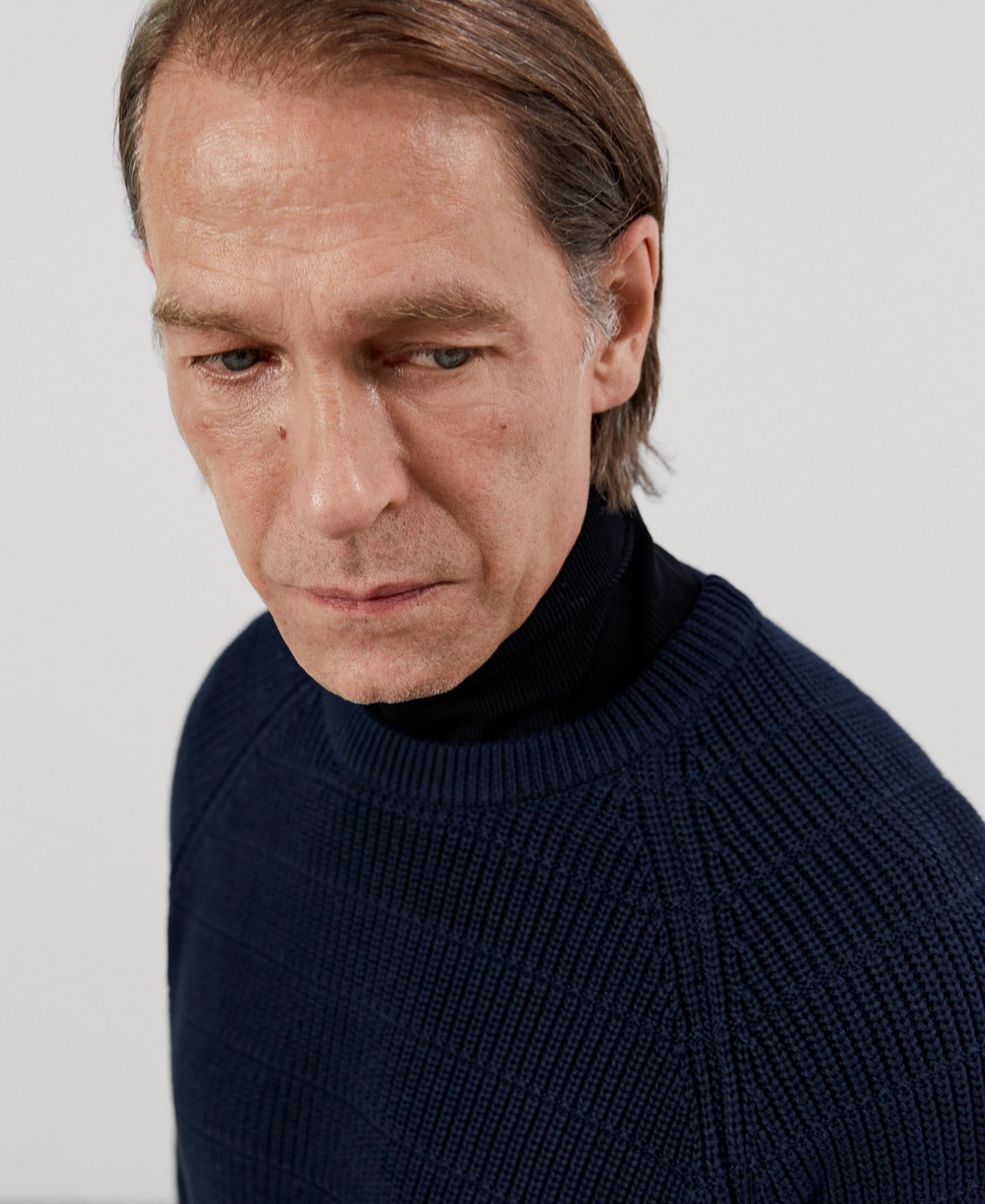 Crew neck organic cotton sweater image number 3