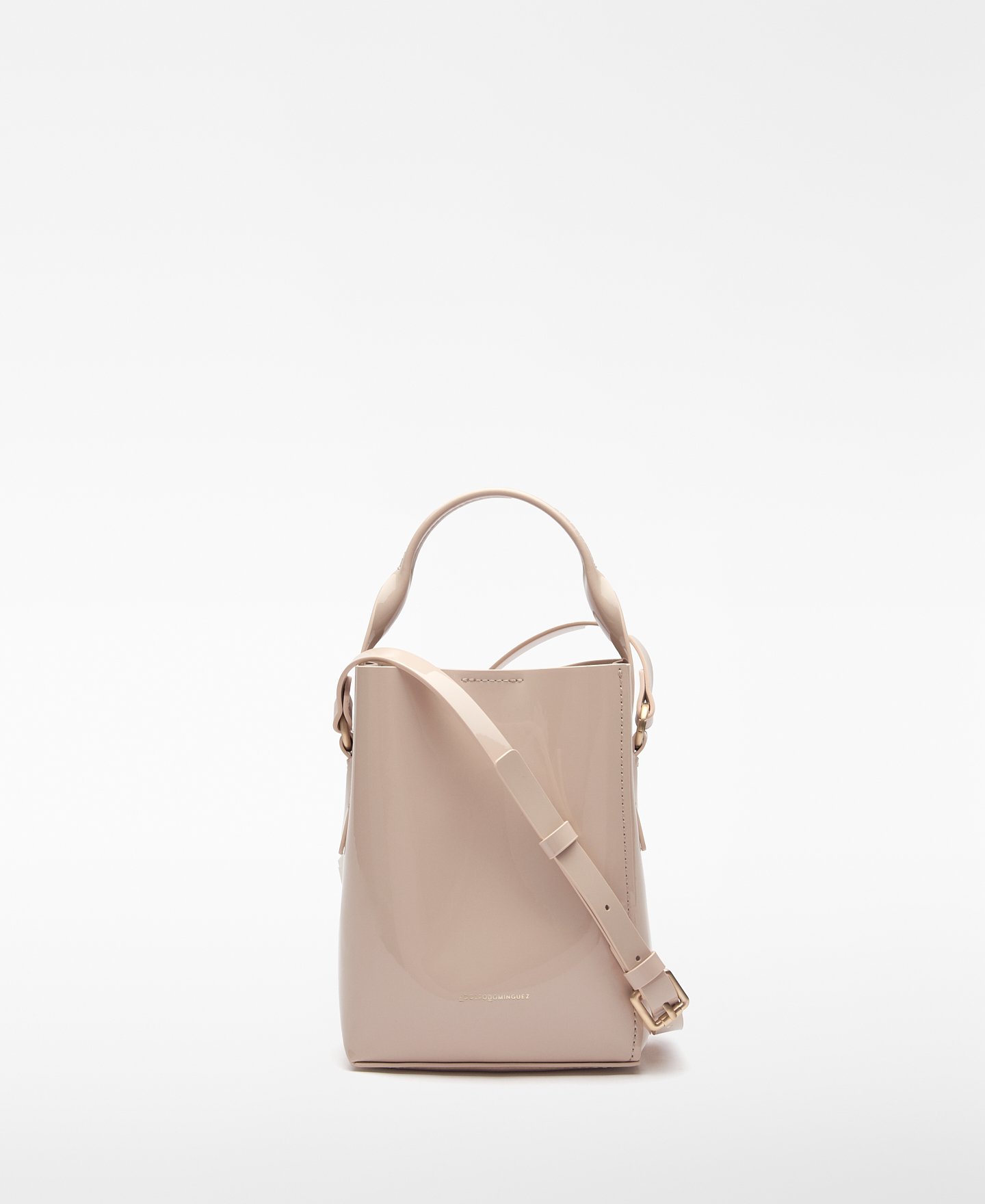 Mica patent bucket bag woman image number 0