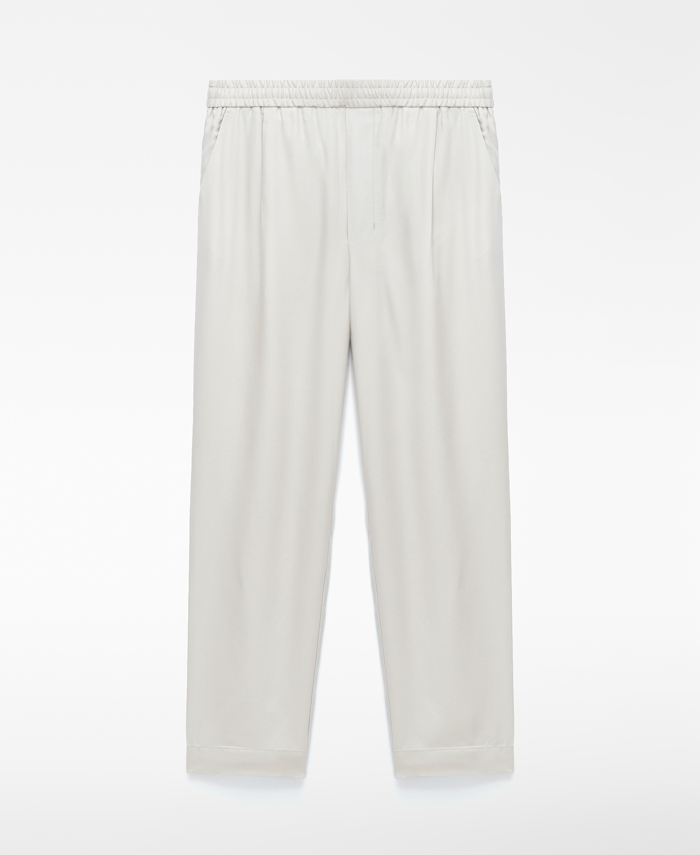 レスポンシブルリヨセル素材のジョガーパンツ image number 4