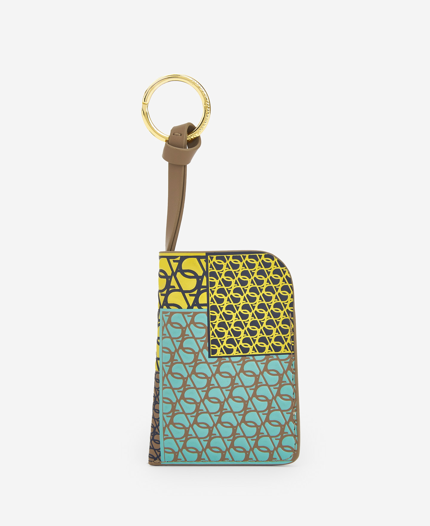 Llavero bolsillo estampado patchwork image number 0