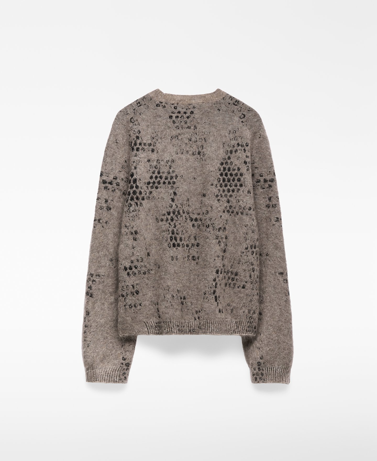 Jersey corto punto jacquard mujer image number 1