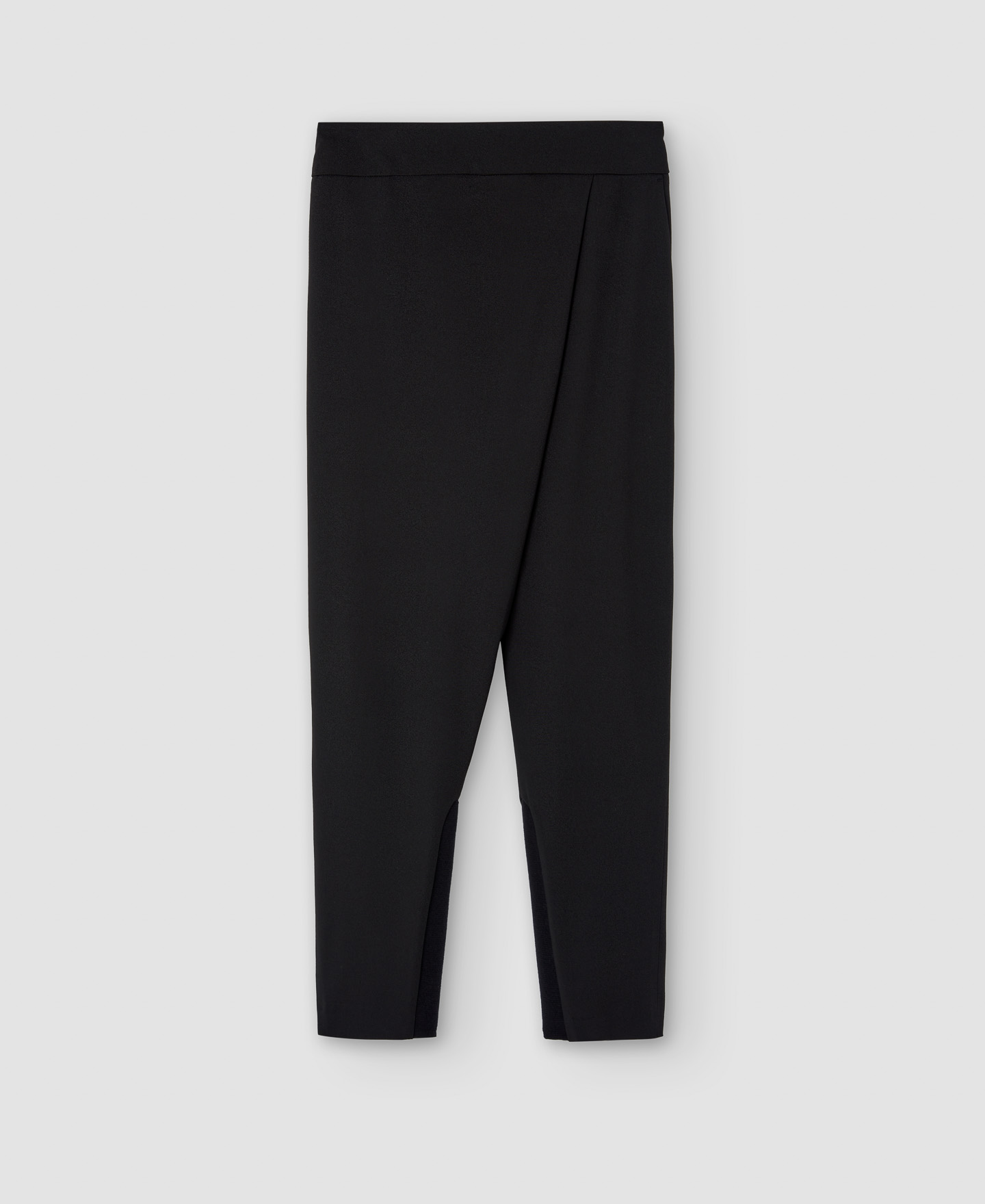 Asymmetric straight trousers image number 4