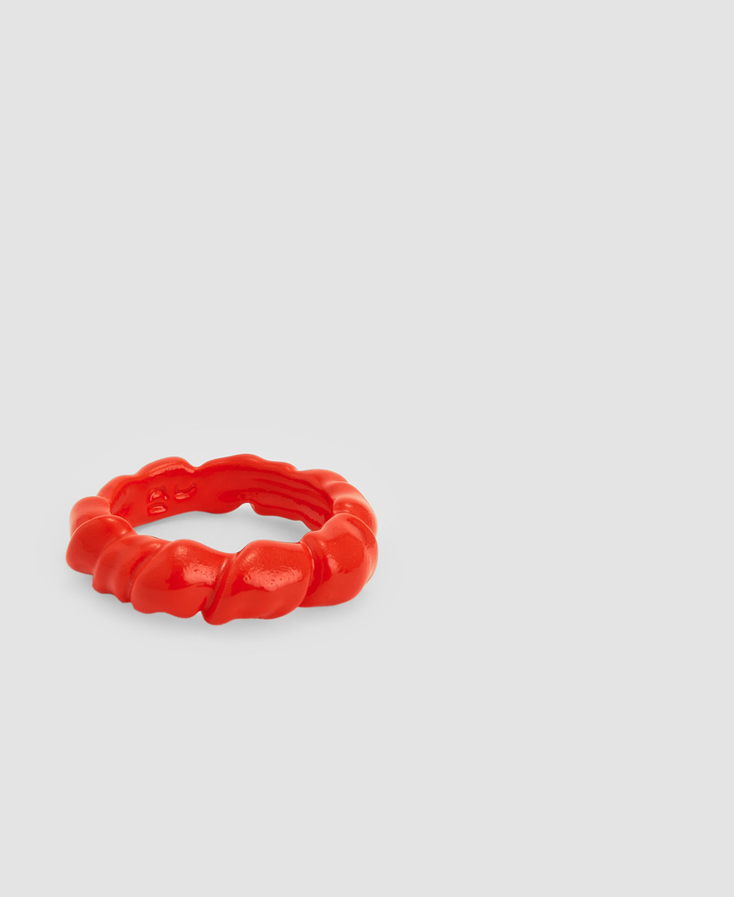 Zinc and resin threaded ring image number 1